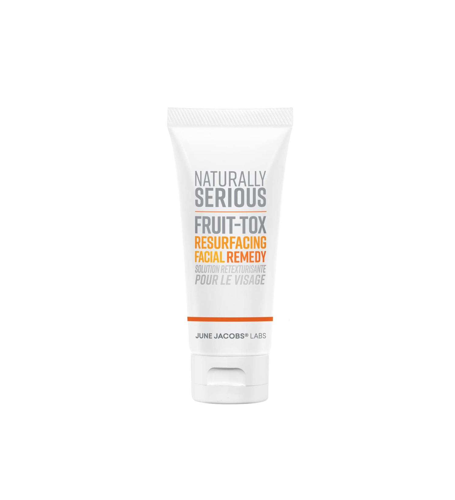 Naturally Serious Fruit-Tox | Vegan Exfoliating Facial Remedy & Brightening Treatment | Cruelty-Free Skincare | International Shipping Available - Buy Online on GoSupps.com
