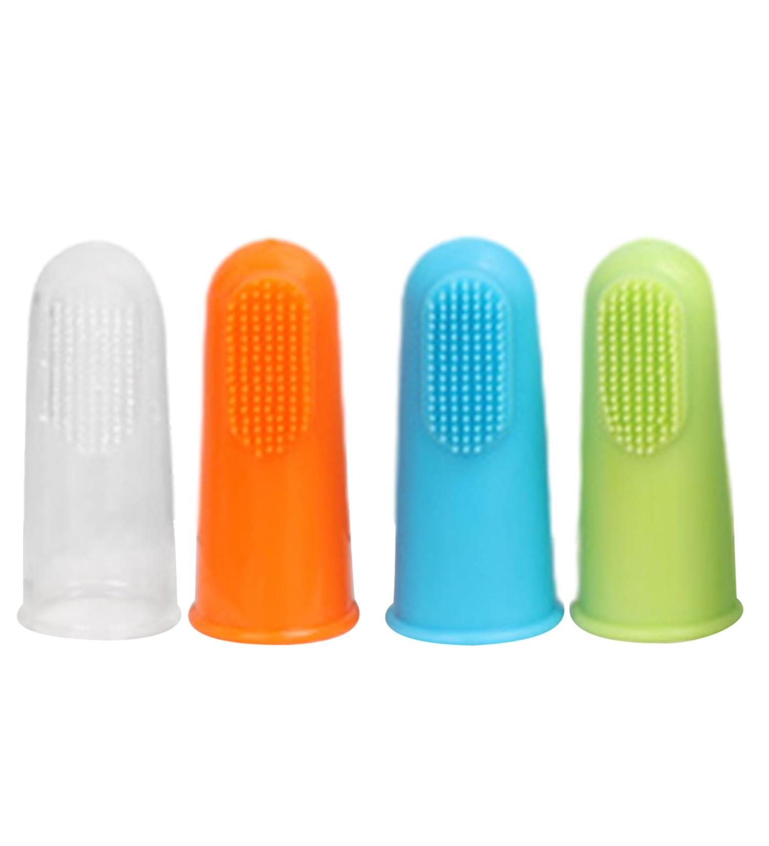 Pack of 4 Soft Toothbrushes for Cleaning Your Pet's Teeth to Remove Bad Breath - Buy Online on GoSupps.com