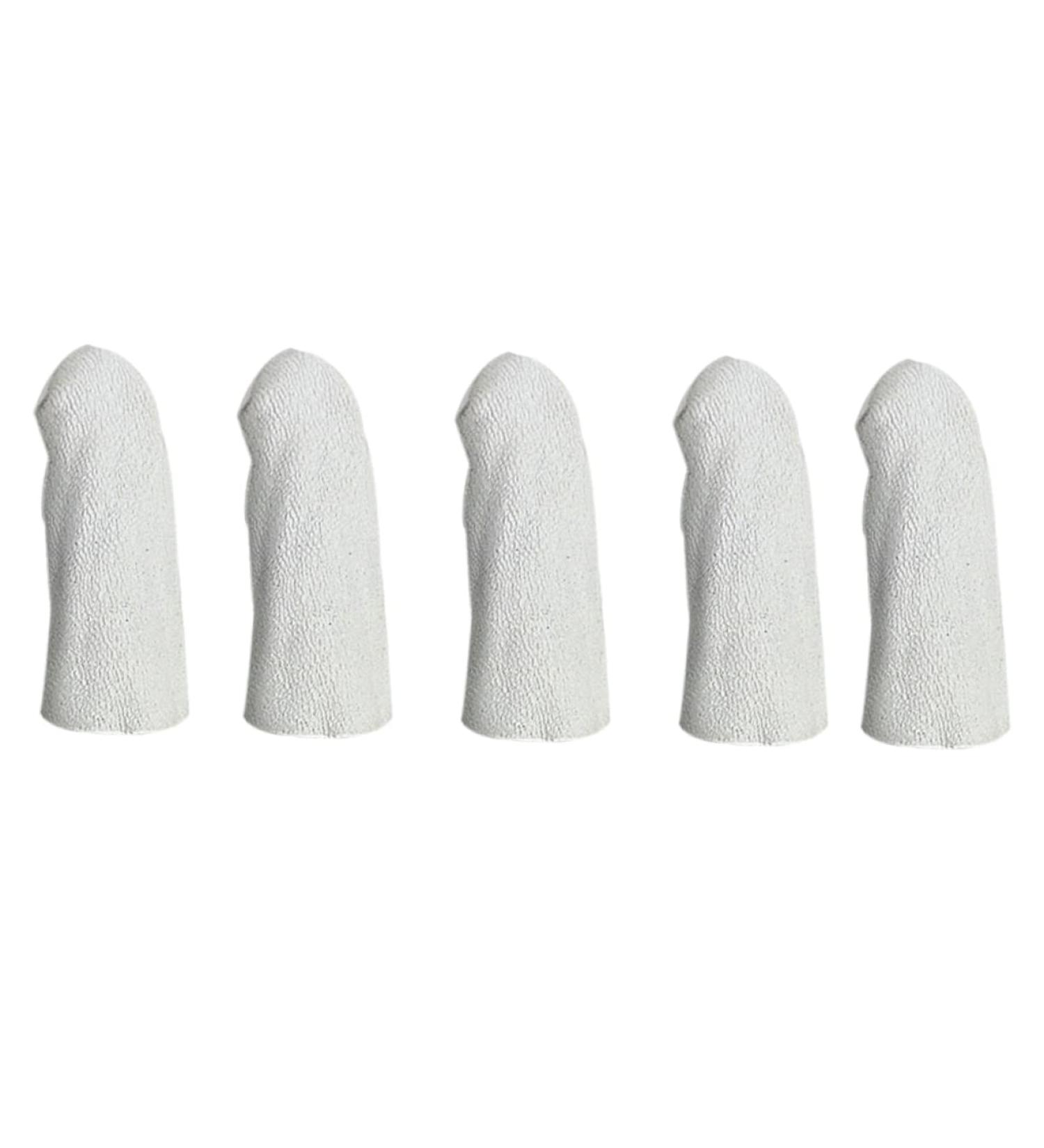 FRCOLOR 5pcs Finger Guard Sleeves - Fingertip Protectors for Crafts Nails & Jewelry - Heat Resistant Thumb Caps - International Shipping Available - Buy Online on GoSupps.com