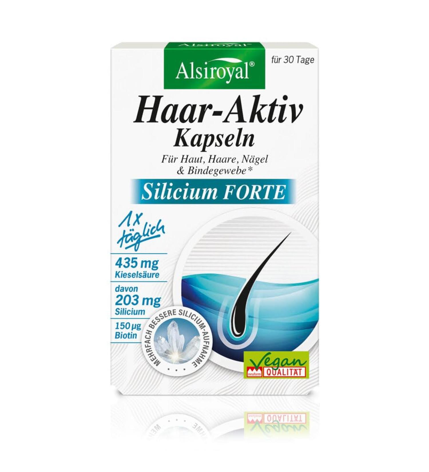 Alsiroyal Hair Active Capsules Silicium Forte 30s
