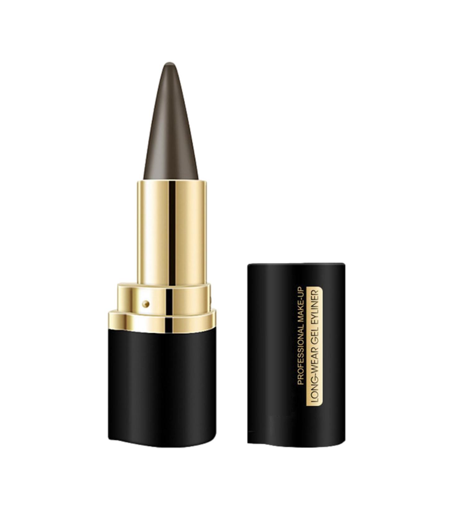 Black Gel Eyeliner - Black Eyeliner Gel Quick Drying | Longwear Eyeliner Gel Stick Makeup Eye-Liners Cream Eyeliner Tool Smudge Proof Eyeliner Pencil Frifer - Buy Online on GoSupps.com