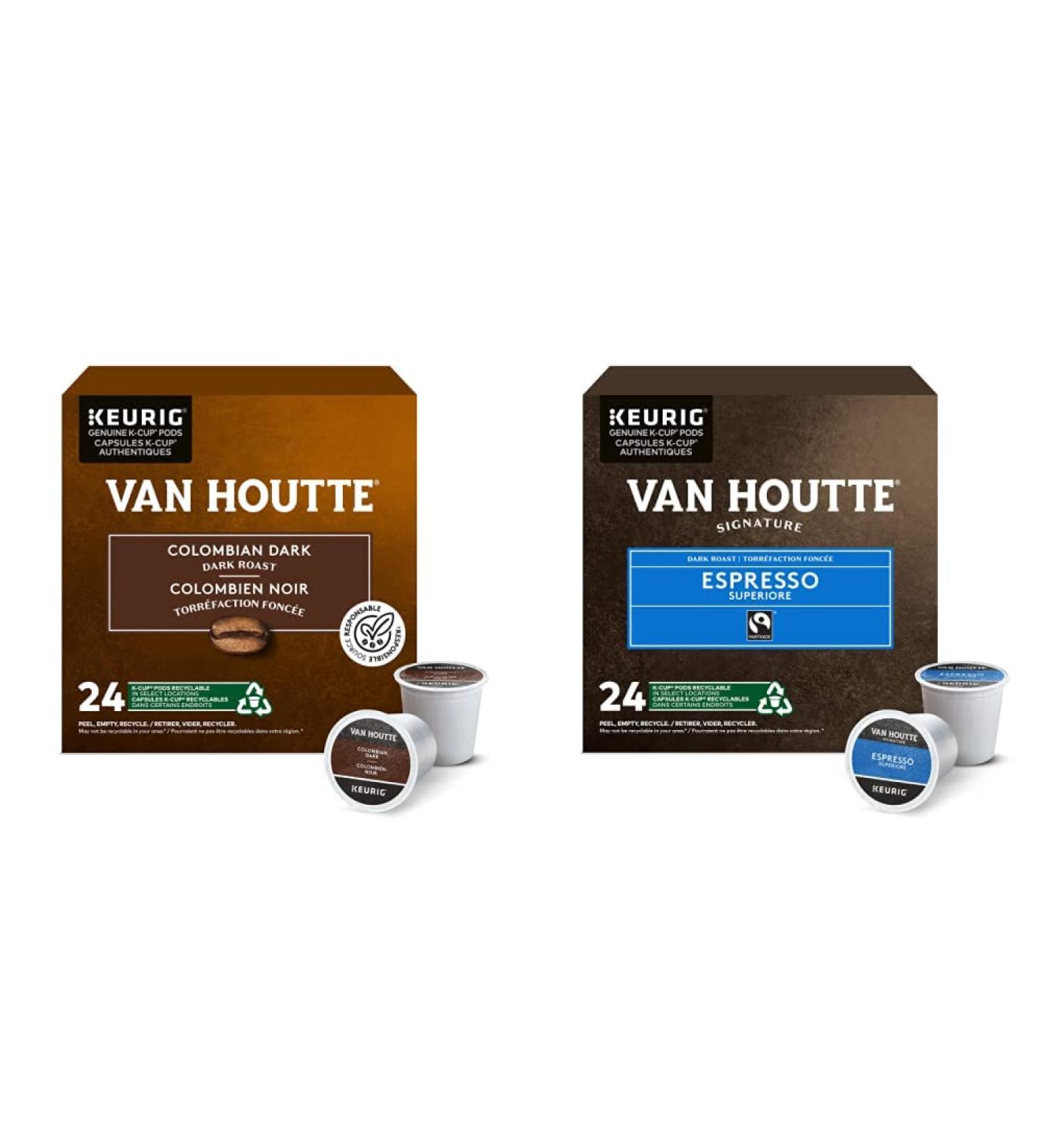 Van Houtte Colombian Dark K-Cup Coffee Pods 24 Count For Keurig Coffee Makers & Espresso Superiore K-Cup Coffee Pods 24 Count For Keurig Coffee Makers - Buy Online on GoSupps.com