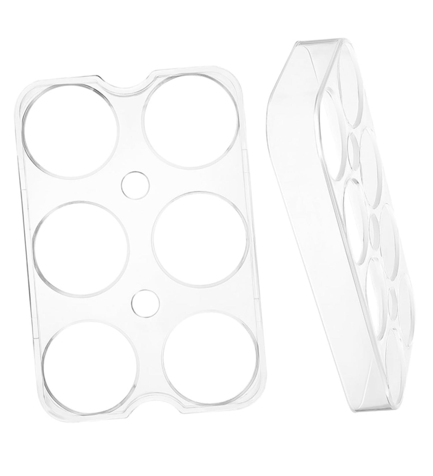 UKCOCO 2pcs Eggs Refrigerator Egg Trays for Kitchen Egg Holder Egg Racks Egg Plate No Cover Storage Rack - Buy Online on GoSupps.com