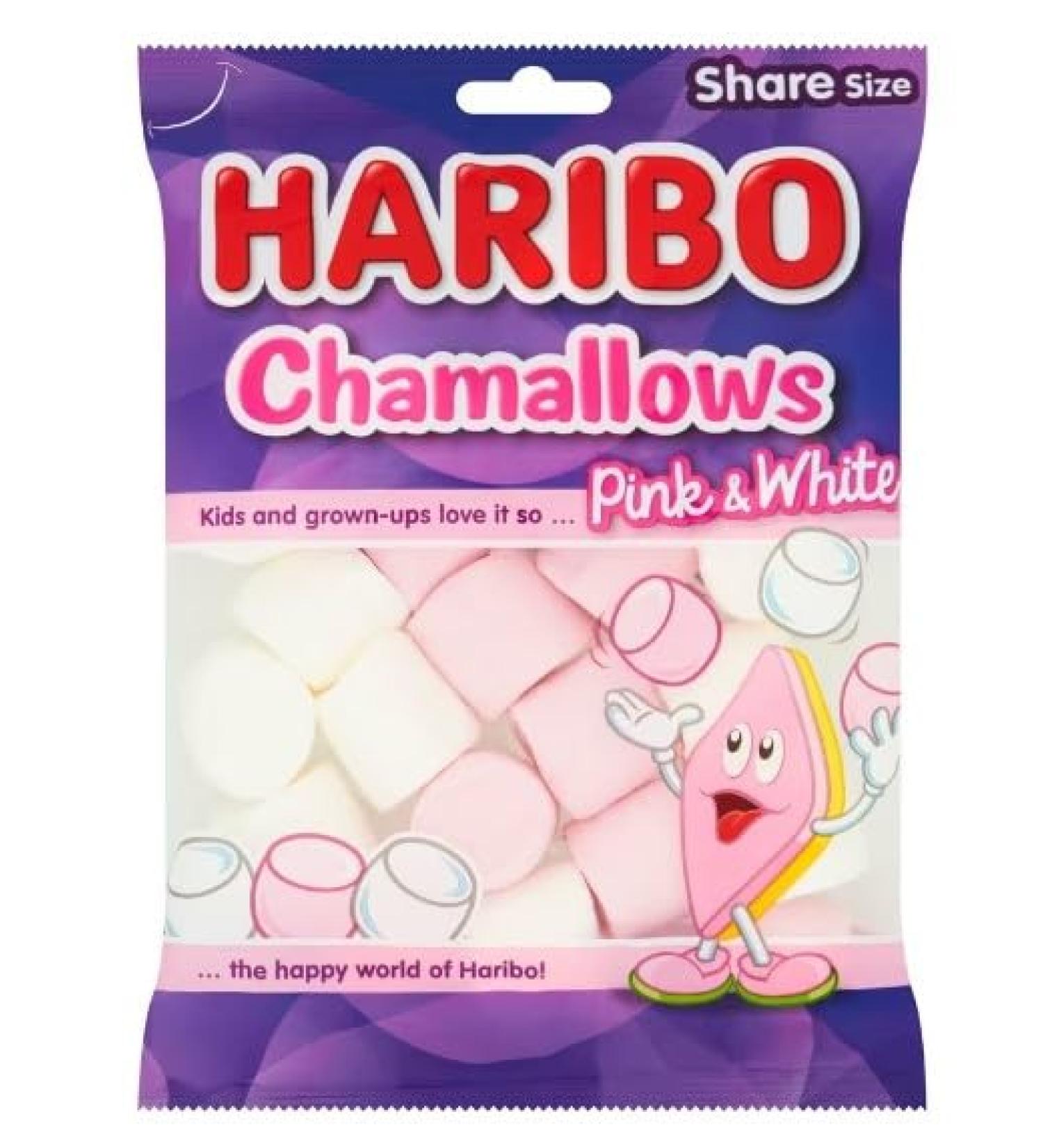 3 x Haribo Marshmallows Chamallows Pink & White 140G Delicious Tasty And Twisty Treat Gift Hamper For Birthday Christmas Easter Sold By Kidzbuzz - Buy Online on GoSupps.com