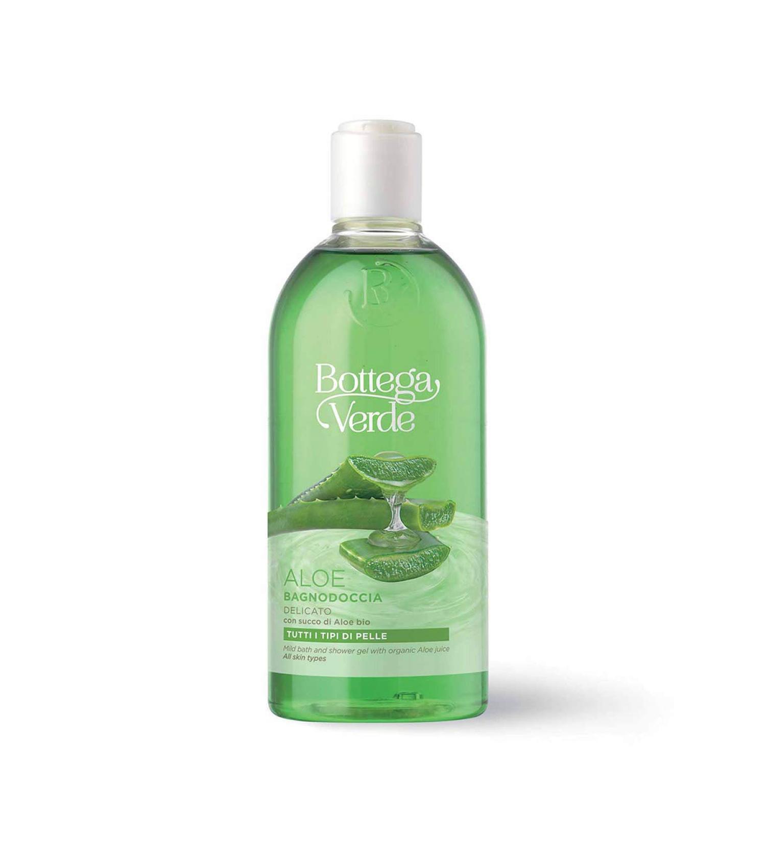 Bottega Verde Bottega Verde ALOE - Shower Gel - gentle - with organic Aloe juice (400 ml) - all skin types