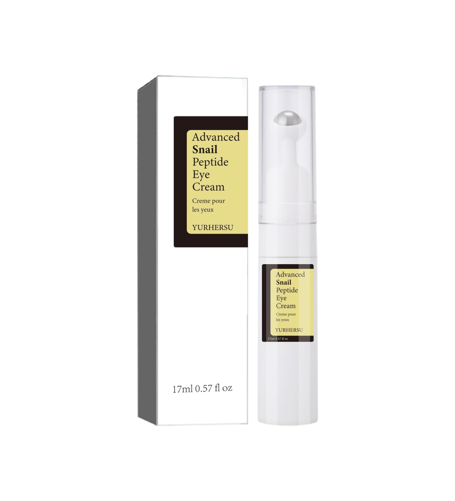 Hydrating Snail Peptide Eye Cream - Tightens Skin Reduces Dark Circles & Fine Lines - Buy Online on GoSupps.com