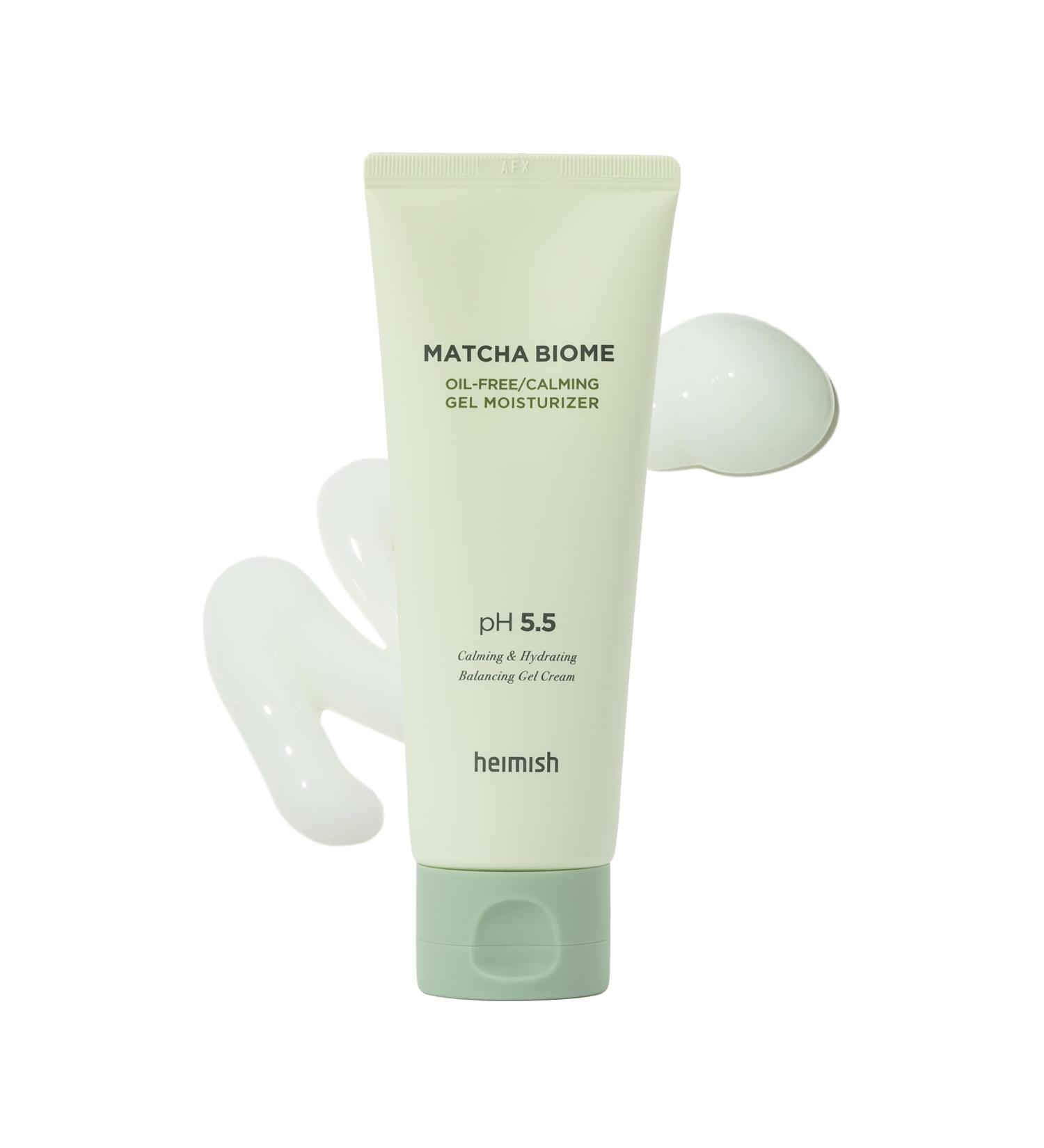 HEIMISH Matcha Biome Oil-free Calming Gel Moisturizer - Moisturizing Cooling Soothing Low Irritating Non-sticky formula with Matcha Probiotics for Oily & Acne-prone Skin pH 5.5 3.4fl.oz/100ml - Buy Online on GoSupps.com