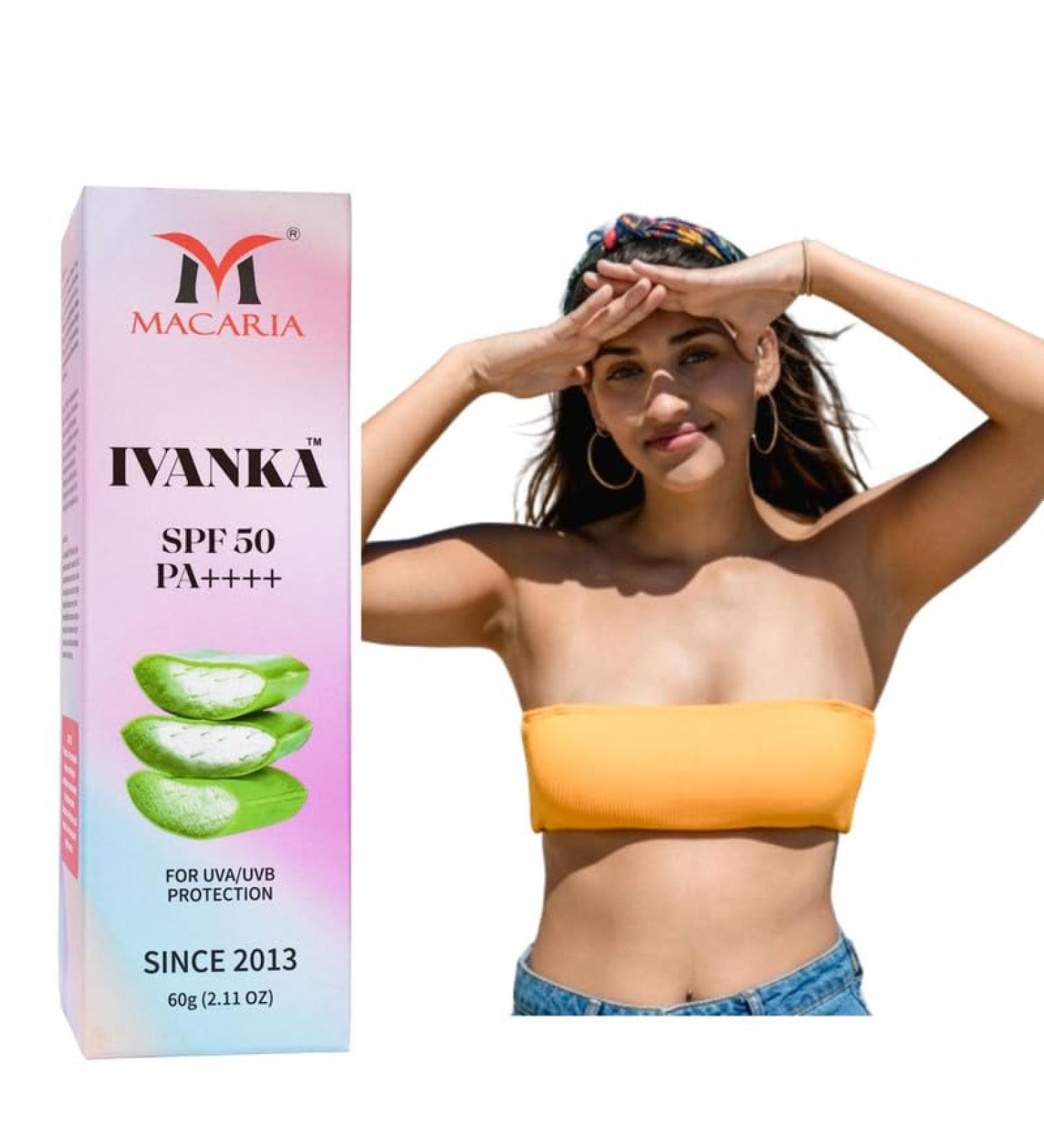 Macaria Cosmetics Ivanka SPF 50 Cream Vagina Area Whitening Brightening & lightening lotion - Buy Online on GoSupps.com