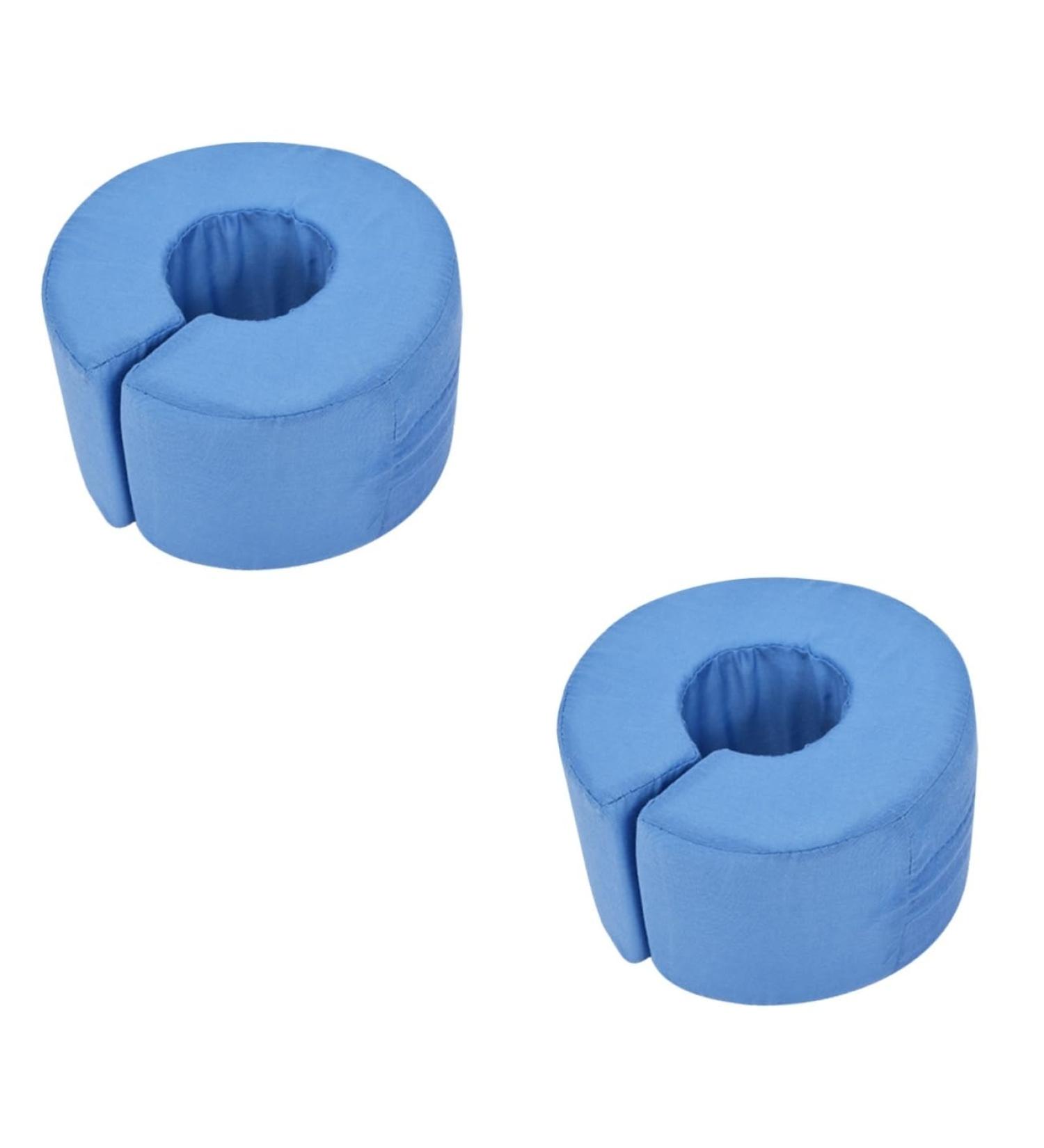 Healeved 2pcs Pad Sponge Mats for Floors Hand Sponge Pad Prone-head Floor Pillow Bedsore Mat Rest Bolster Mat Sponge Mattress Topper Foam Ankle Pillow Twin Pillow Baby Pillow Foot mediumx2pcs Bluex2pcs - Buy Online on GoSupps.com