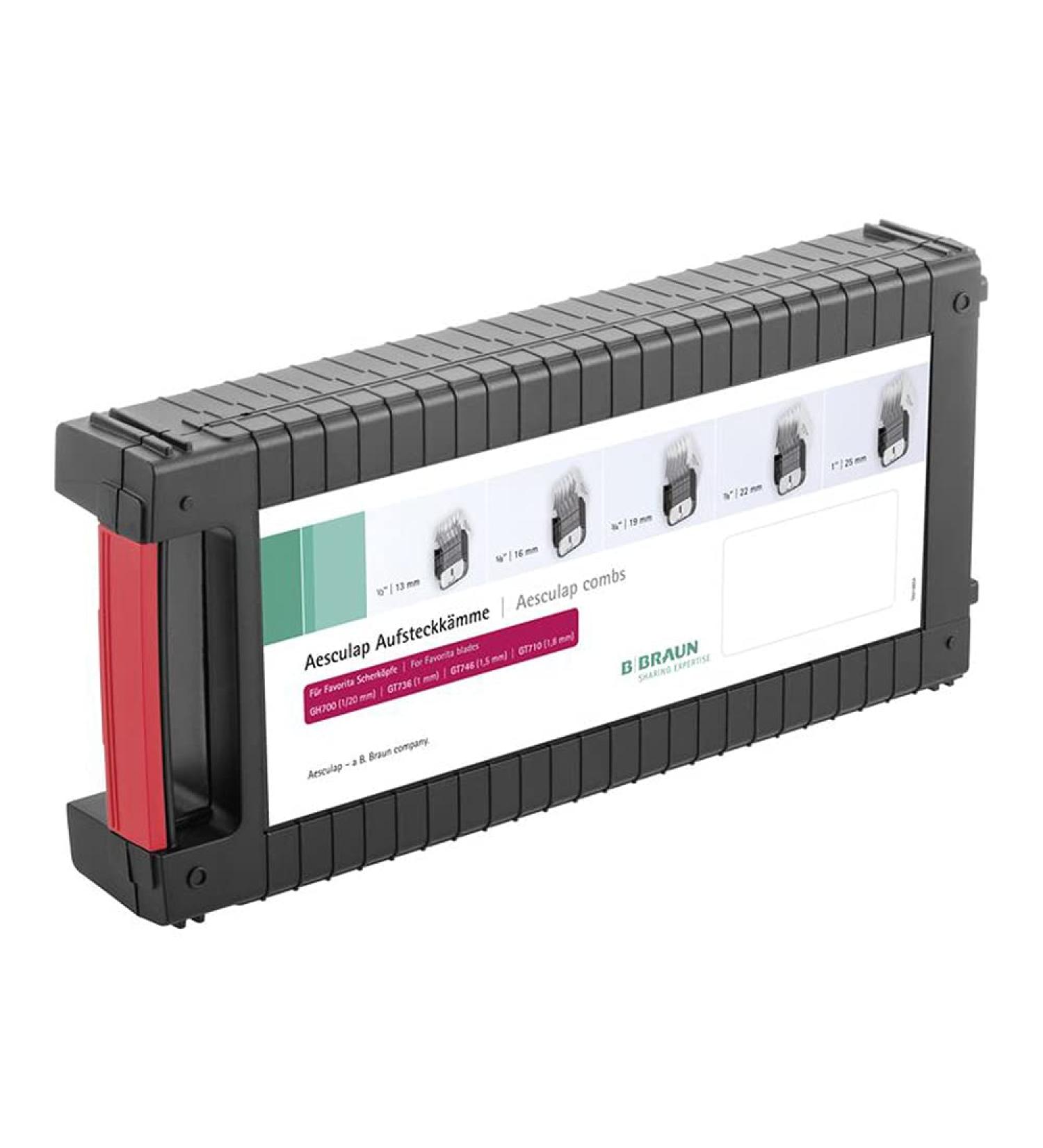 Kerbl GT170 attachment comb set for GH700/GT736/GT748/GT710 Favorita shaving head 5 pieces