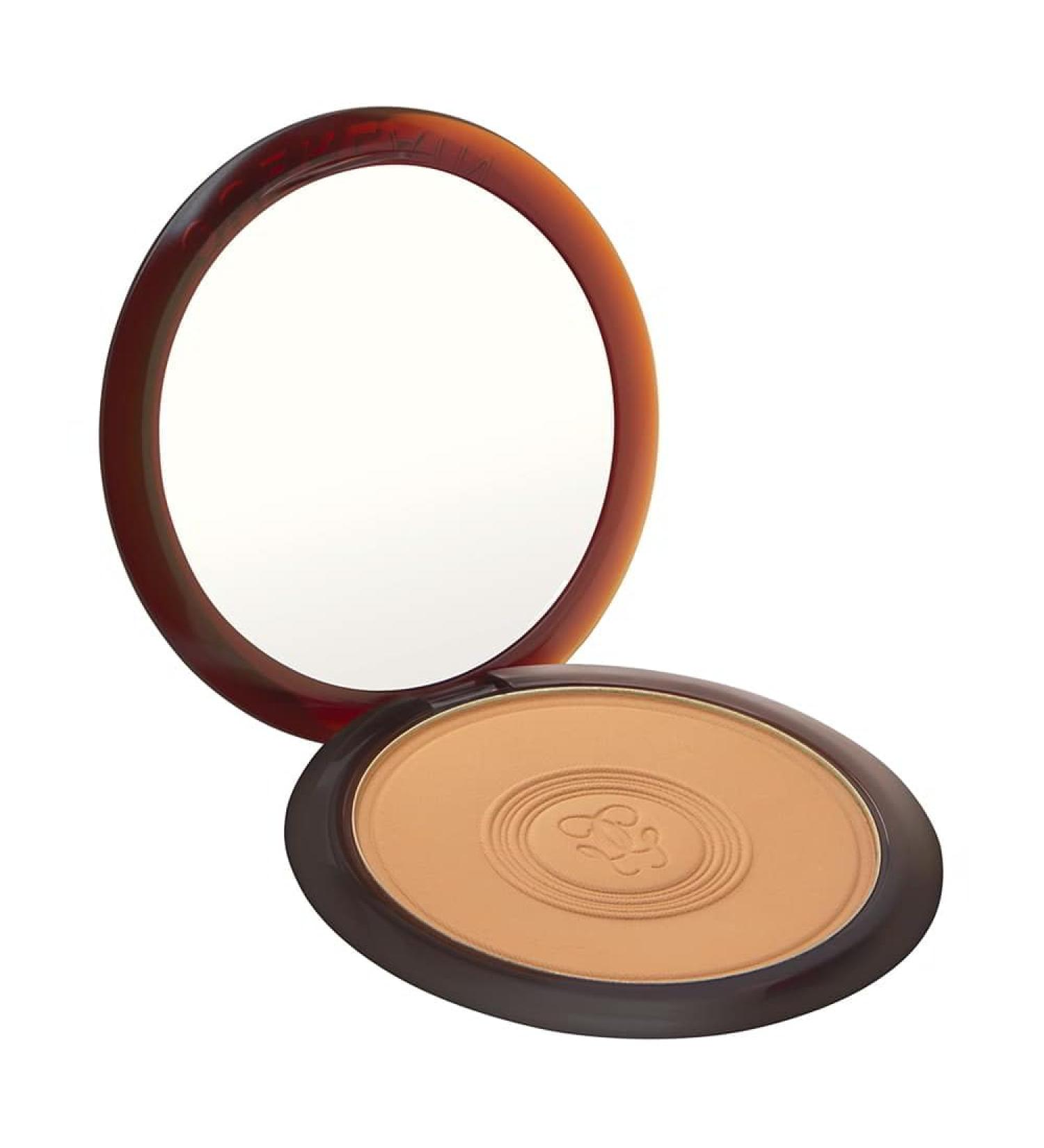 Guerlain Unisex POLVOS COMPACTOS Terracotta COMPACT Powder Matte MEDIUM 1UN Negro Standard Negro 10 g (1 pack)