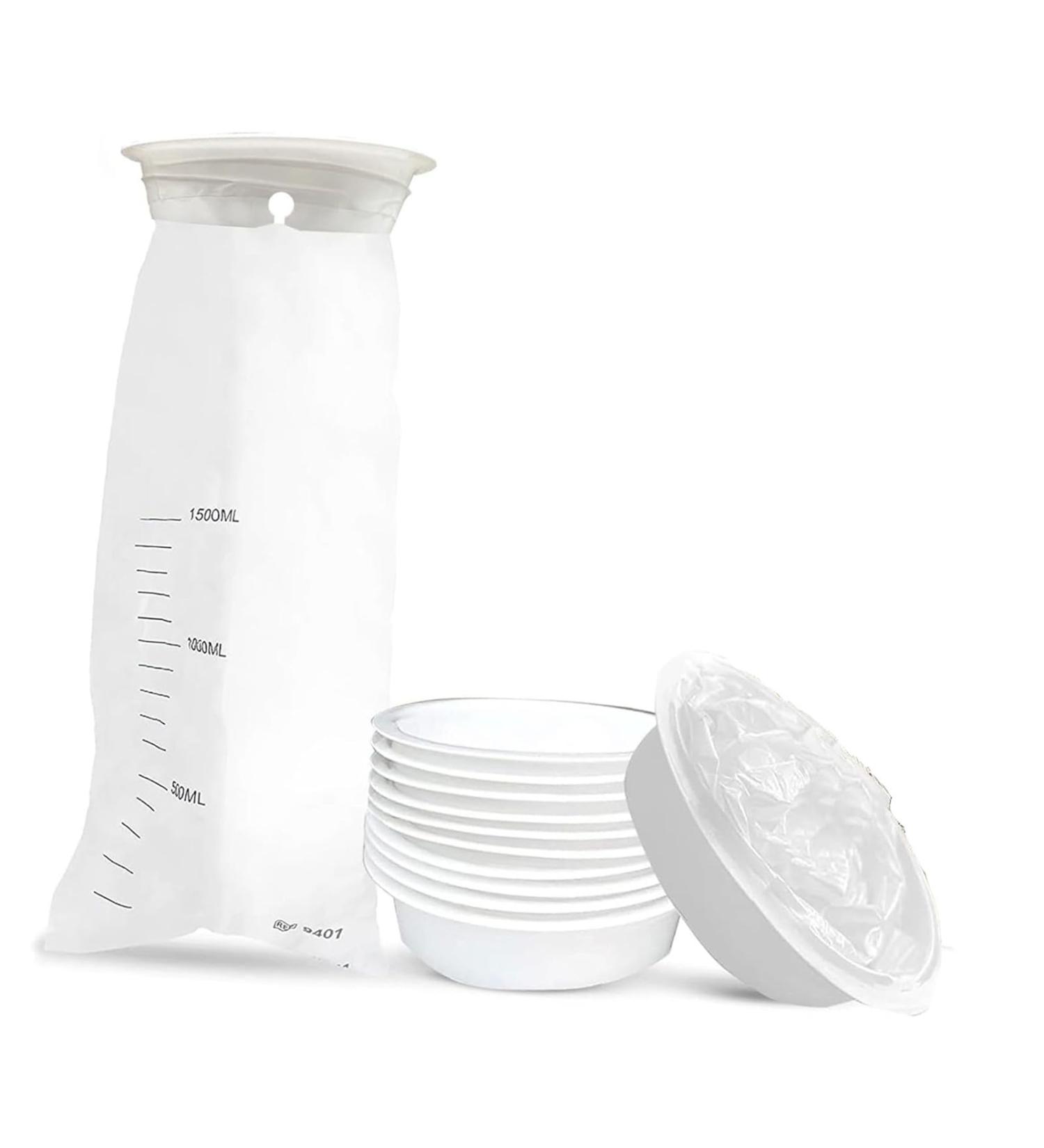 Fabater Morning Sickness Bags - Large Capacity Disposable & Leak Proof Travel Bags for Easy Vomiting Relief - Buy Online on GoSupps.com