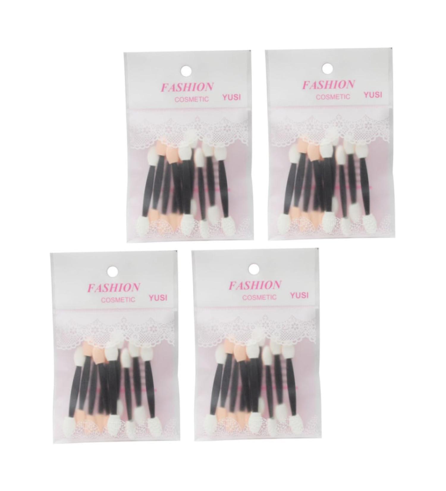 FOMIYES 40pcs Sponge Stick Double Sided Makeup Eye for Foundation Cosmetic Flat Tool - Buy Online on GoSupps.com
