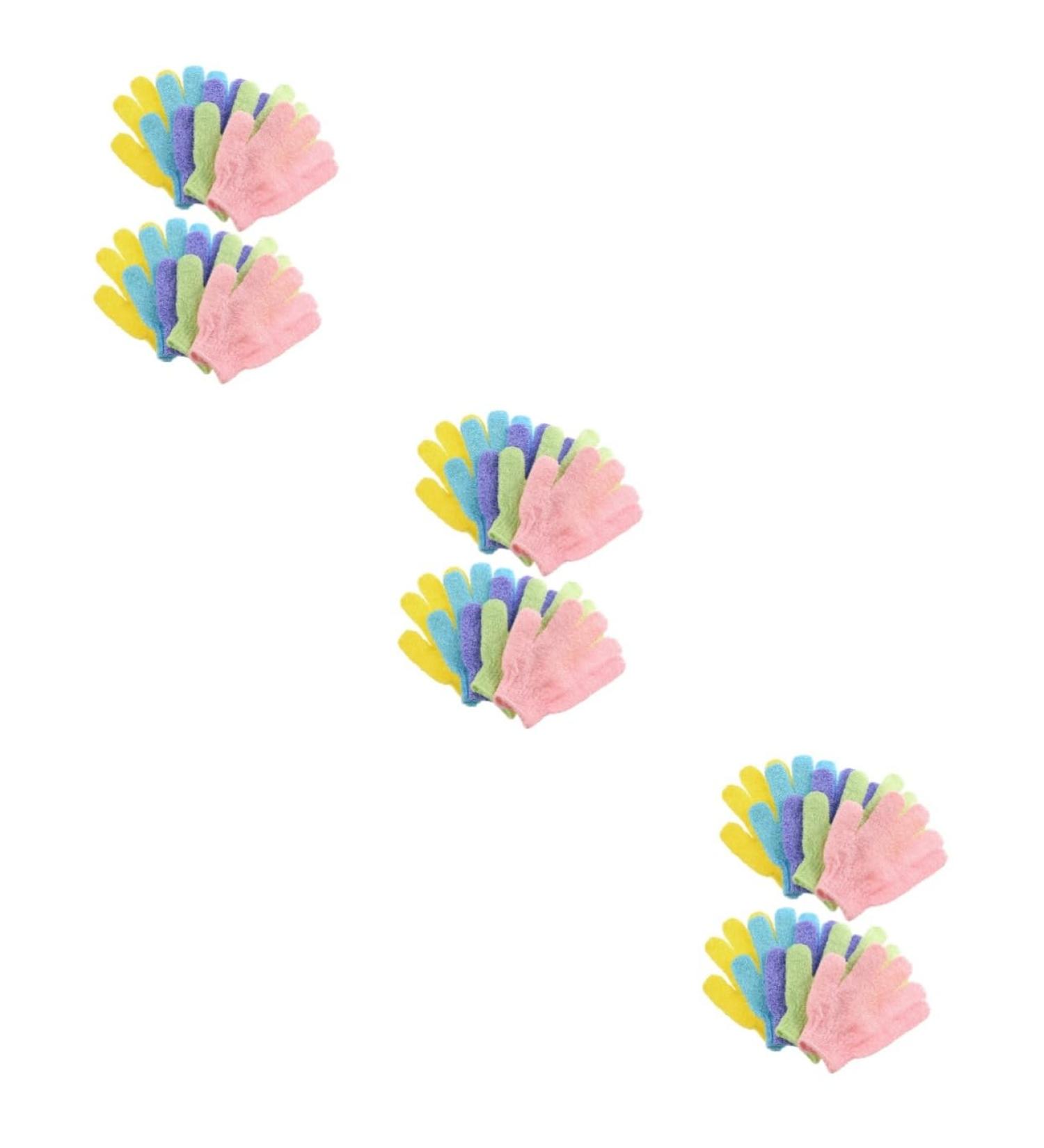 Beaupretty 30 Pairs Bath Gloves Bath Scrubbing Glove Bathing Scrubber Gloves Bathing Scrubbers Deep Clean Bath Shower Gloves Shower Claning Gloves Bath Mitt Bath Towel Polyester Five Fingers - Buy Online on GoSupps.com