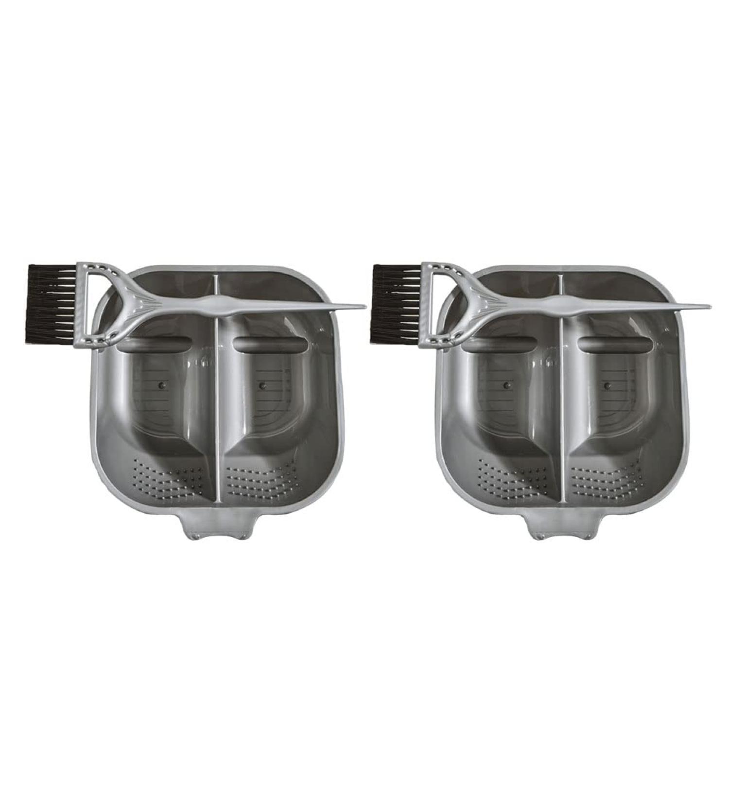 2sets Baked Oil Two Piece Set Hair Dye Coloring Kit Diy Hair Dying Coloring Applicator Hair Care Tools Hair Salon Bowl Kit Salon Hair Dyeing Combs Abs tpee To Color Sucker - Buy Online on GoSupps.com