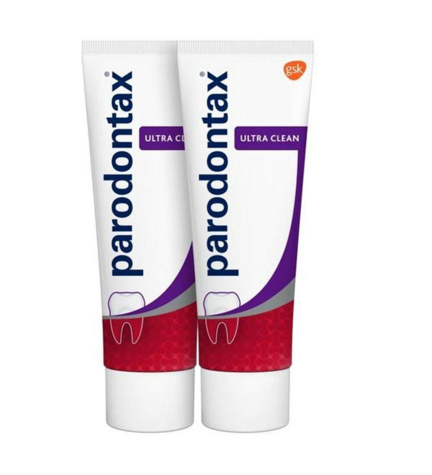 Parodontax Ultra Clean Toothpaste 2 x 75ml - Best for Gum Health | International Shipping Available - Buy Online on GoSupps.com