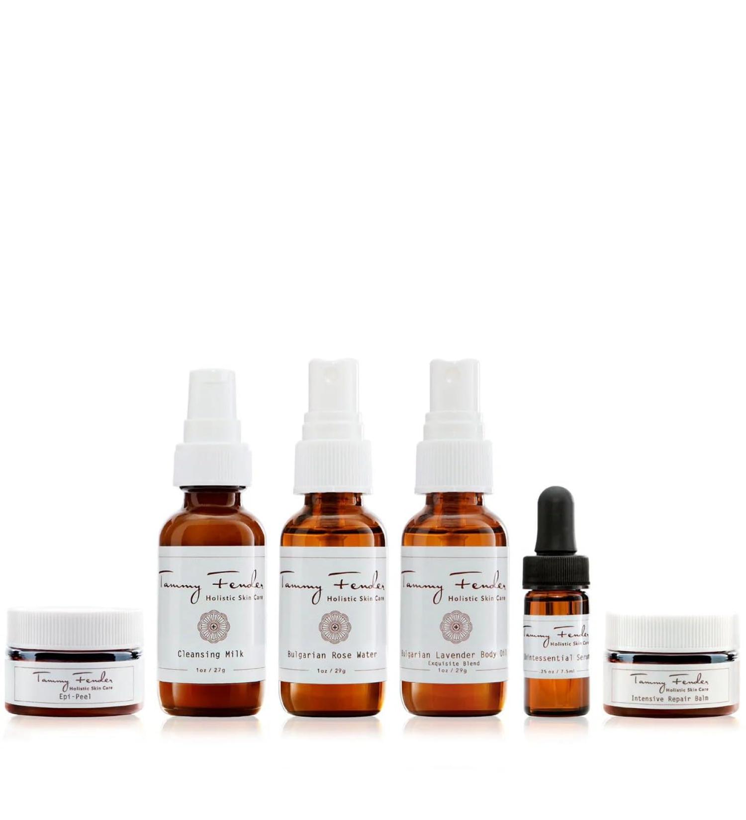 Natural Rejuvenating Treatment Kit | Organic & Cruelty-Free Skincare | 6-Piece Non-Toxic Set for Cleansing Toning & Repair - Buy Online on GoSupps.com