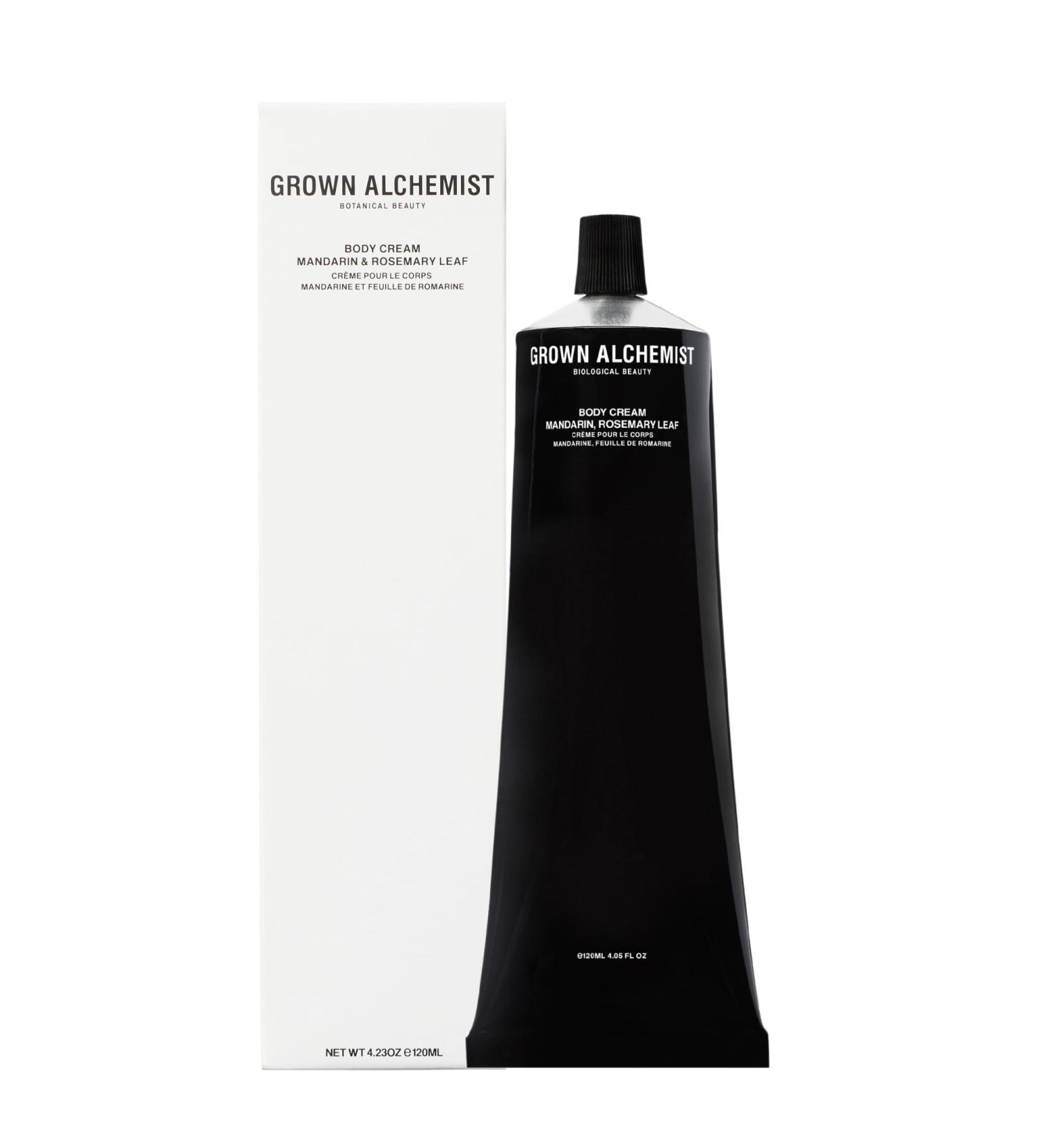 Grown Alchemist Body Cream - Mandarin & Rosemary Leaf | Shea Butter Jojoba & Rosehip Oil - Light Moisturizing Formula for Healthy Skin - 120ml - Buy Online on GoSupps.com