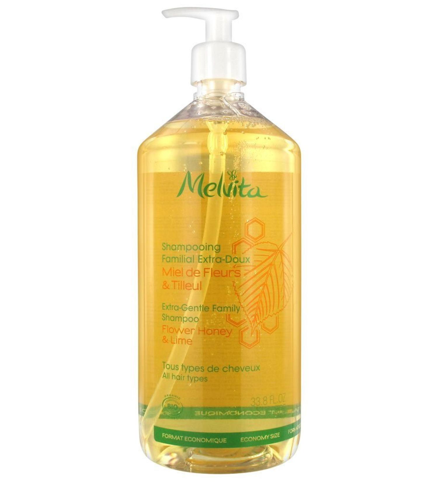 Melvita Organic Extra-Gentle Family Shampoo 1 Liter
