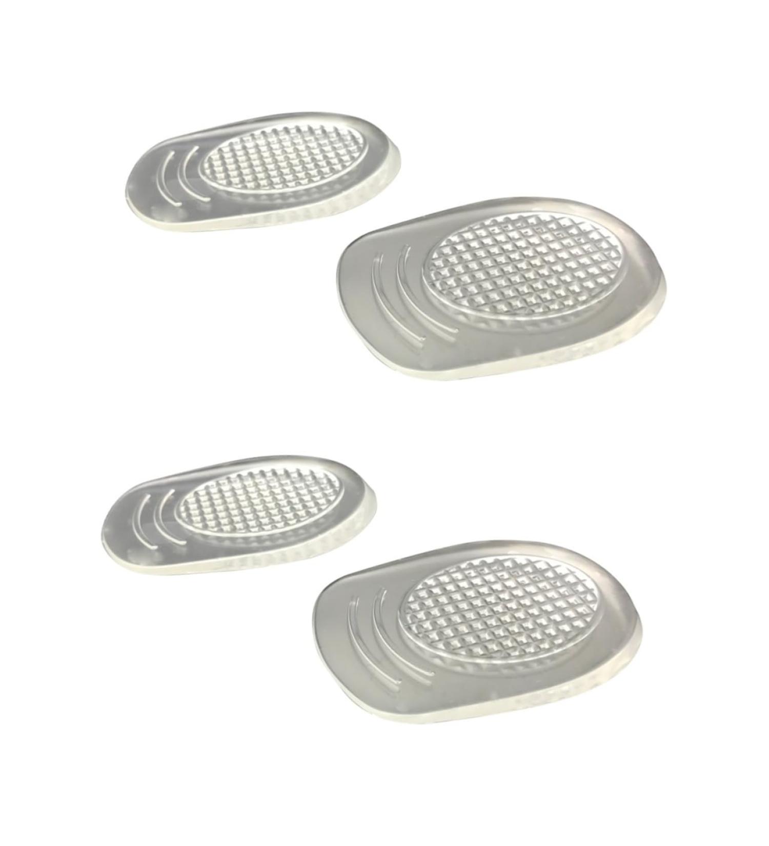FOMIYES Heel Pads - 8 Pairs Silicone Inserts for Achilles Pain Relief & High Heel Lift - Comfortable Half Insole Cushions - Buy Online on GoSupps.com