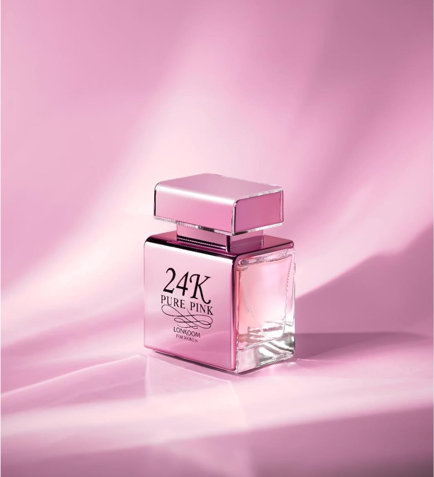 Perfume 24K PURE PINK(3.4oz/100ml) Eau De Parfum For Women Refreshing And Long Lasting Fragrance With Floral Fruity Notes Perfume For Dating And Daily Life - Buy Online on GoSupps.com