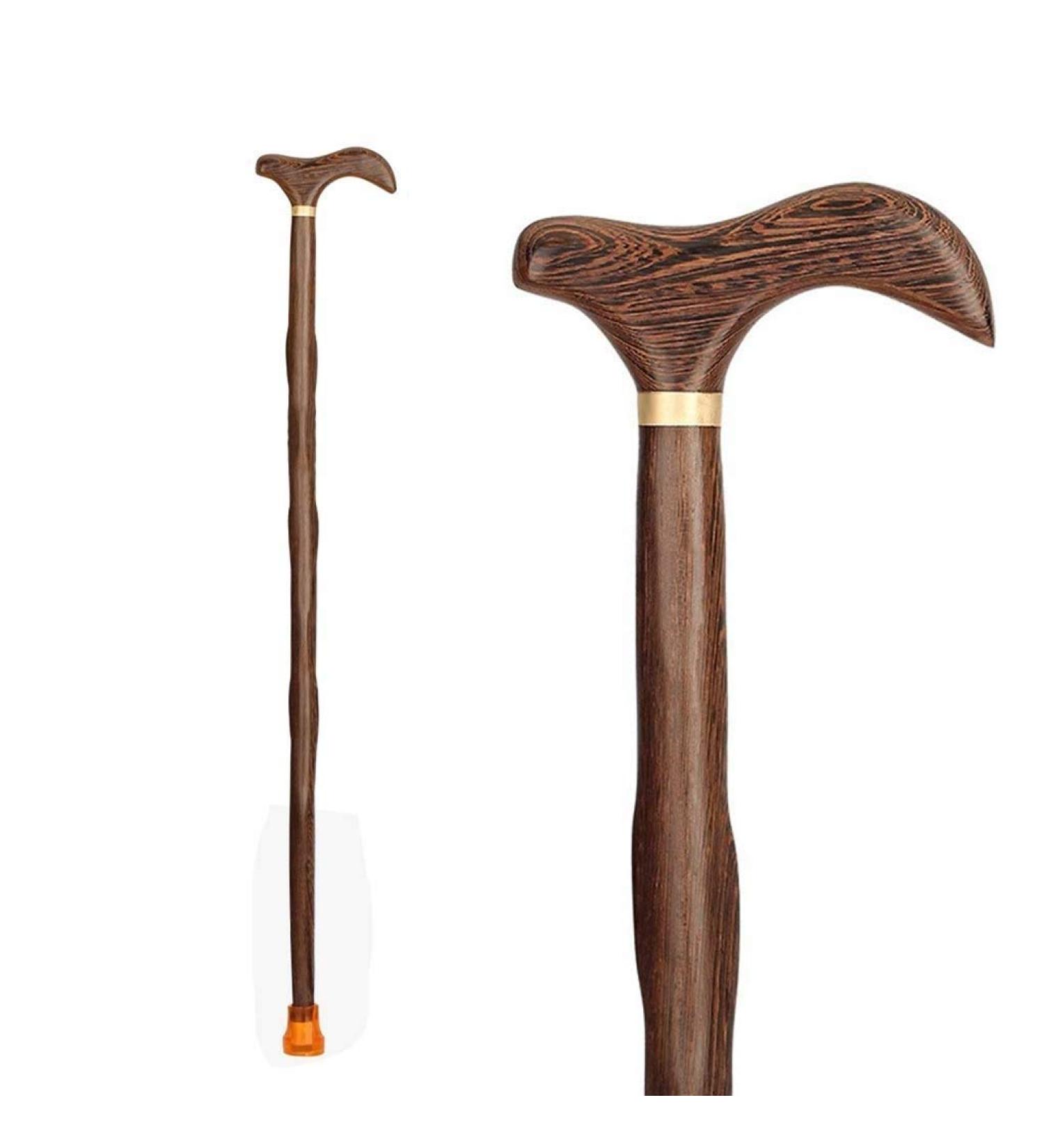 Redwood Old Man Walking Stick Slippery Old Hand Walking Turn Elm Cane Solid Wood Walking Stick Cane Beautiful Scenery - Buy Online on GoSupps.com