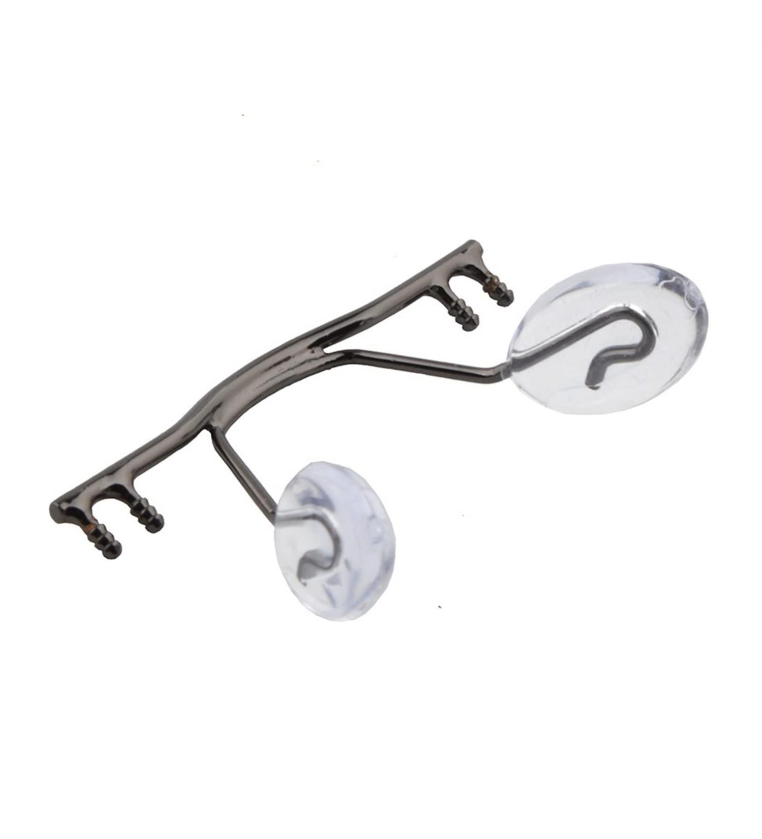 SBTRKT 10PCS Eyeglass Nose Pad - Dark Grey Metal Frameless Optical Frame Accessories for Comfortable Eyewear - Buy Online on GoSupps.com