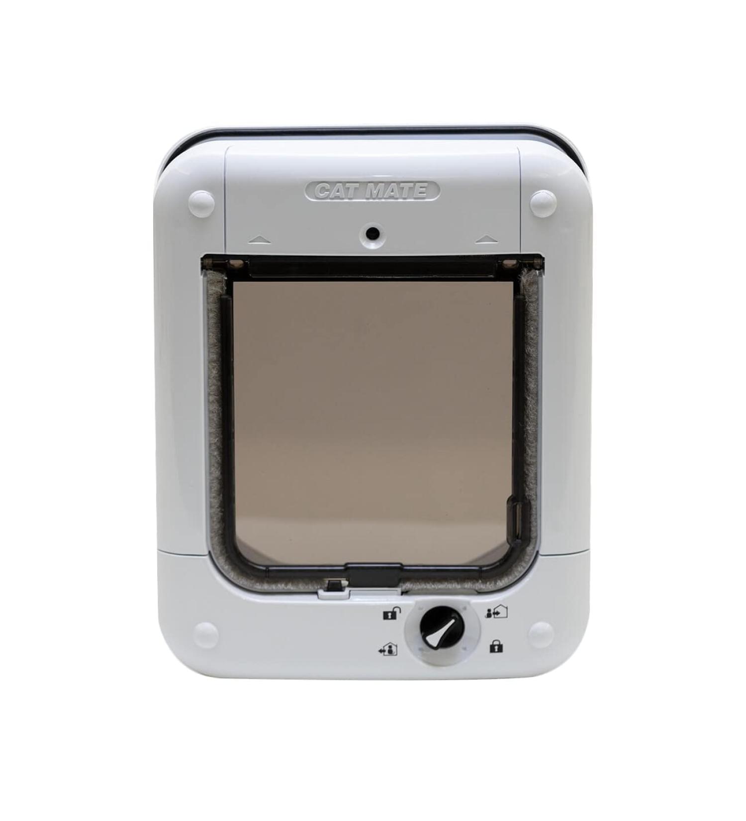 Cat Mate Microchip Cat Flap - White | Secure Entry for Your Cat - Buy Online on GoSupps.com