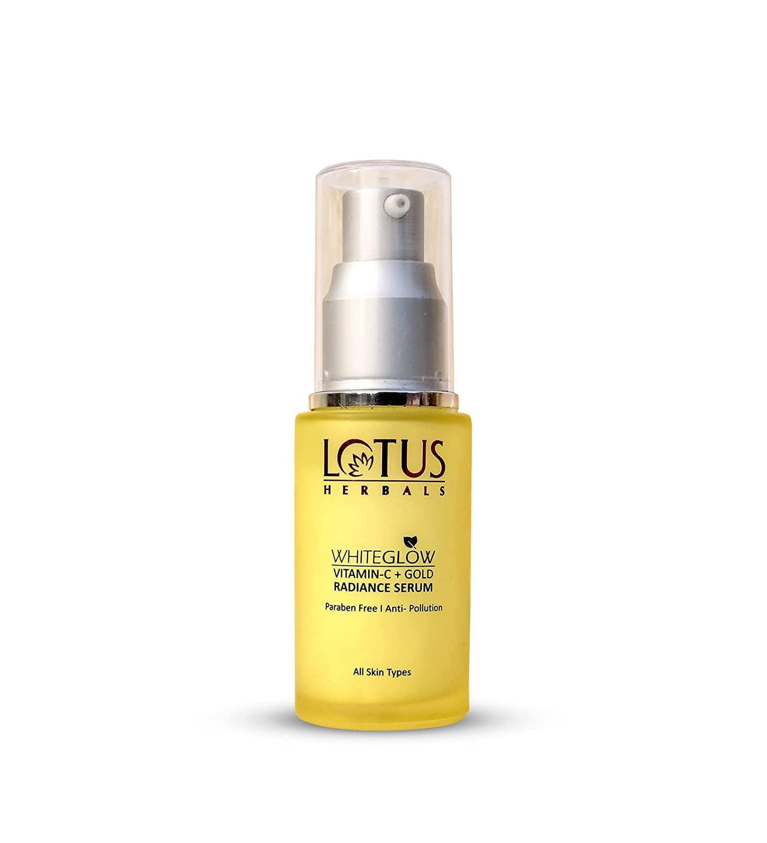 Buy Lotus Herbals WhiteGlow Vitamin C Face Serum | Brightening & Hydrating for Dull & Dry Skin International Shipping Available - Buy Online on GoSupps.com