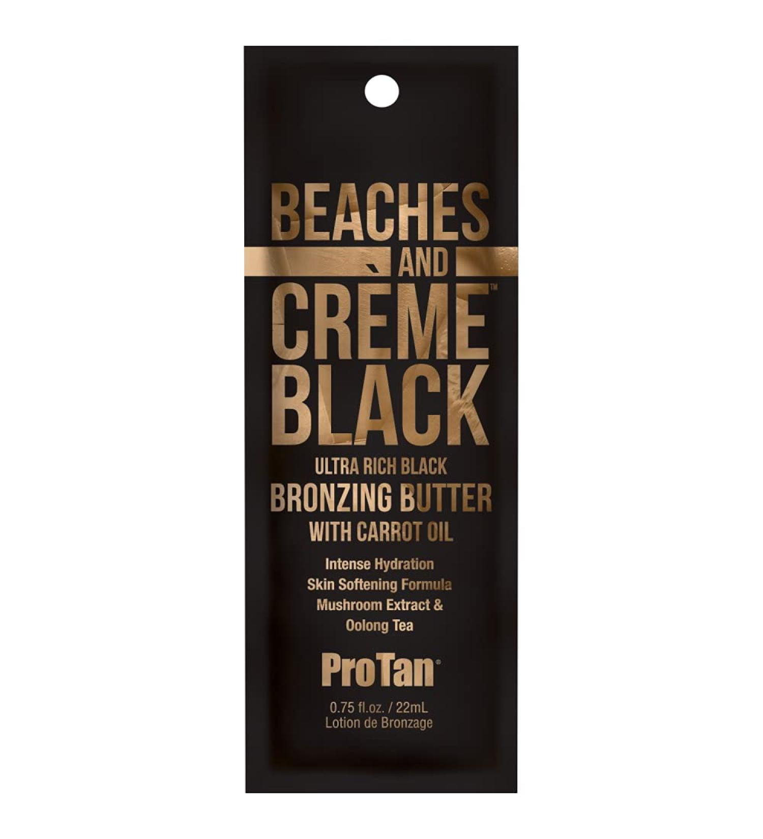Pro Tan Beaches and Creme Ultra Rich Black Bronzing Butter with Carrot Oil 22 ml