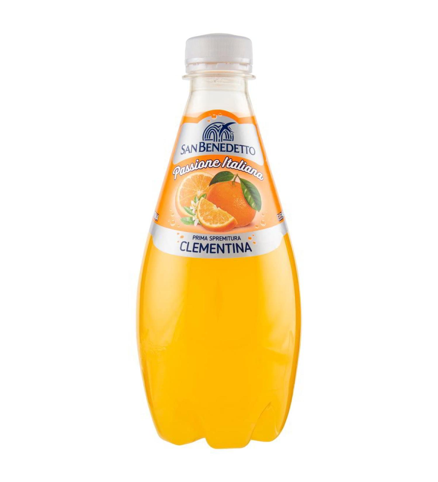 San Benedetto Prima Spremitura Clementina Passione Italiana PET 40 cl Soda 100% Italian carbonated drink oranges Lemonade - Buy Online on GoSupps.com