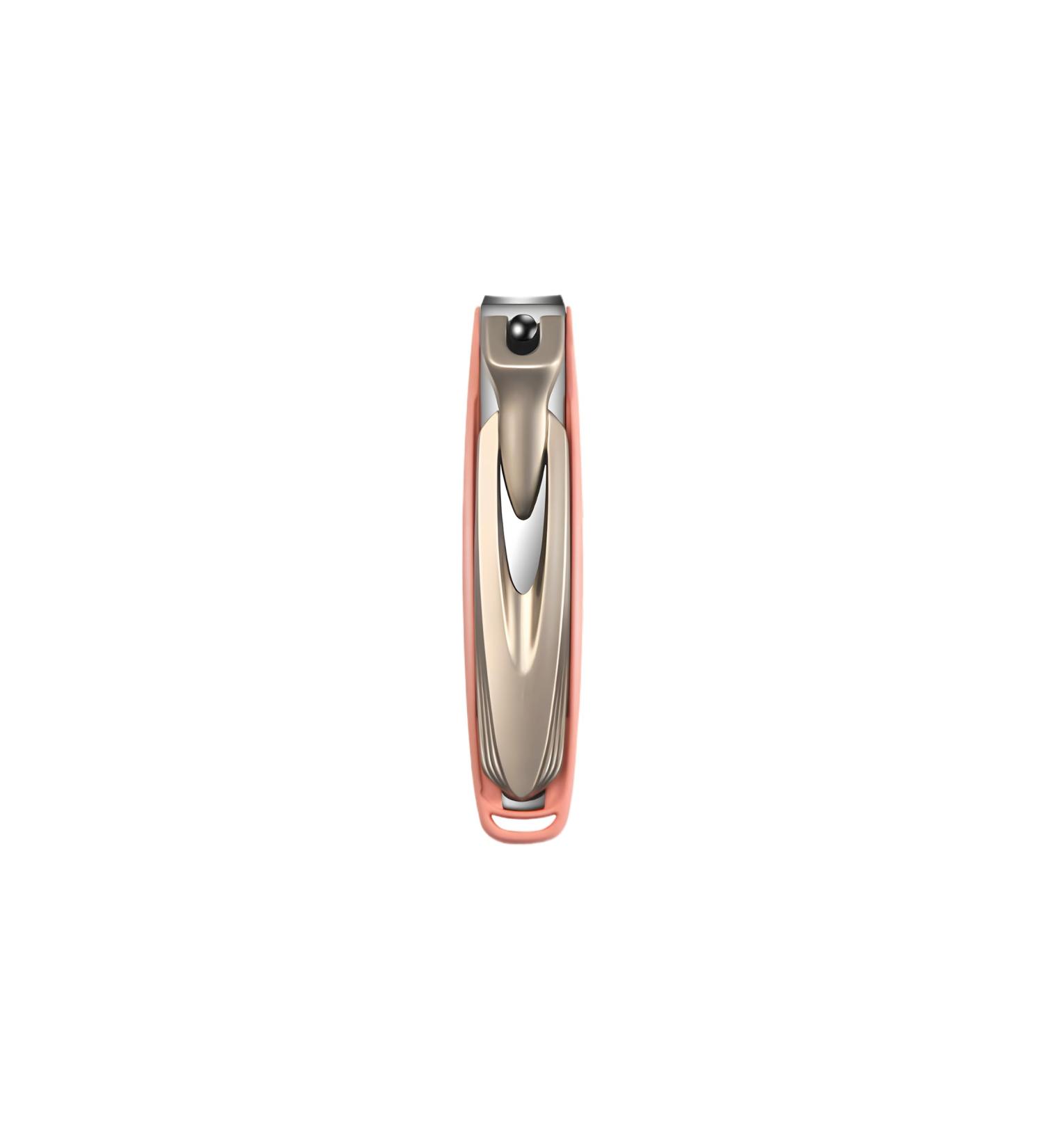 Fashion Nail Clippers Splash-Proof Design Secondary Open Edge Nail and Toenail Corresponding Size (Pink) - Buy Online on GoSupps.com
