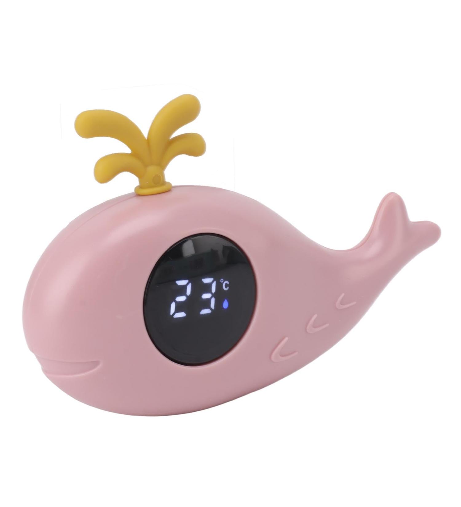 Baby Bath Thermometer Cartoon Baby Water Thermometer for Bathroom (Pink) - Buy Online on GoSupps.com