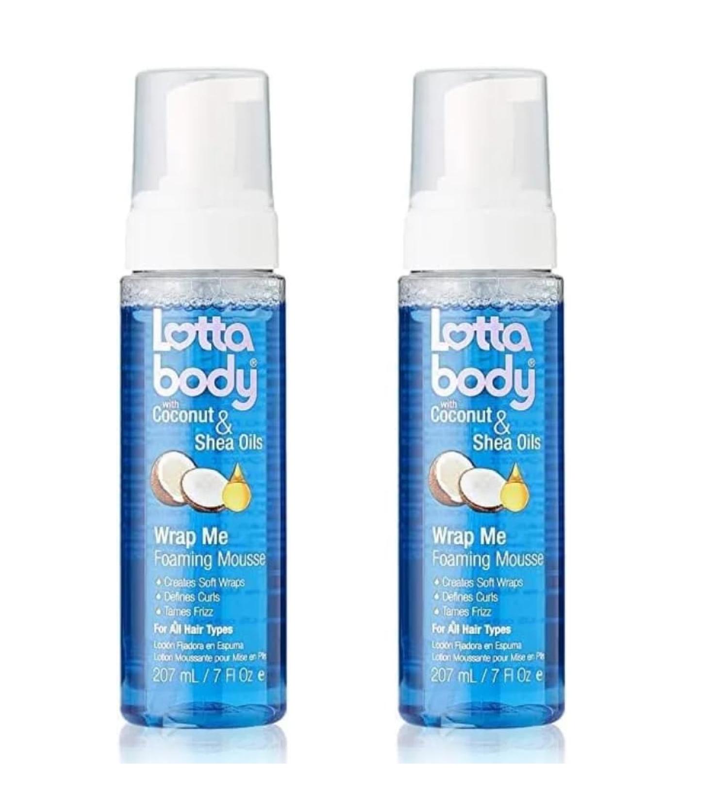 Lottabody Coconut & Shea Wrap Me Foam Mouss (Pack of 2) Coconut 7 Fl Oz (Pack of 2)