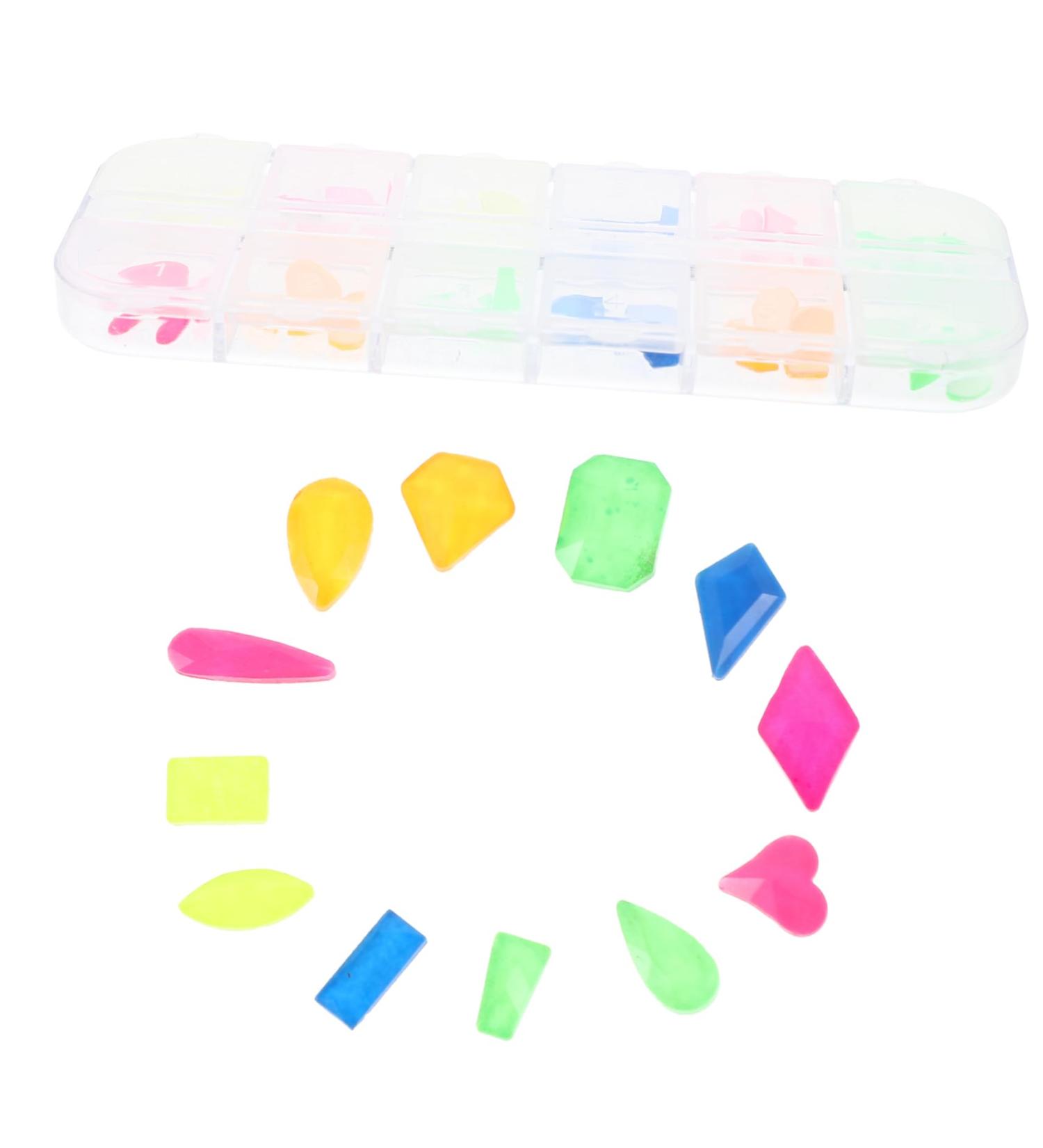 COHEALI 1 Box Diy Diamond Nail Art Set Manicure Beads Nail Charms Nail Art Rhinestones Nail Decorations for Nail Art Nail Art Accessory Nail Art Charms Accessories Strip 3d Metal - Buy Online on GoSupps.com