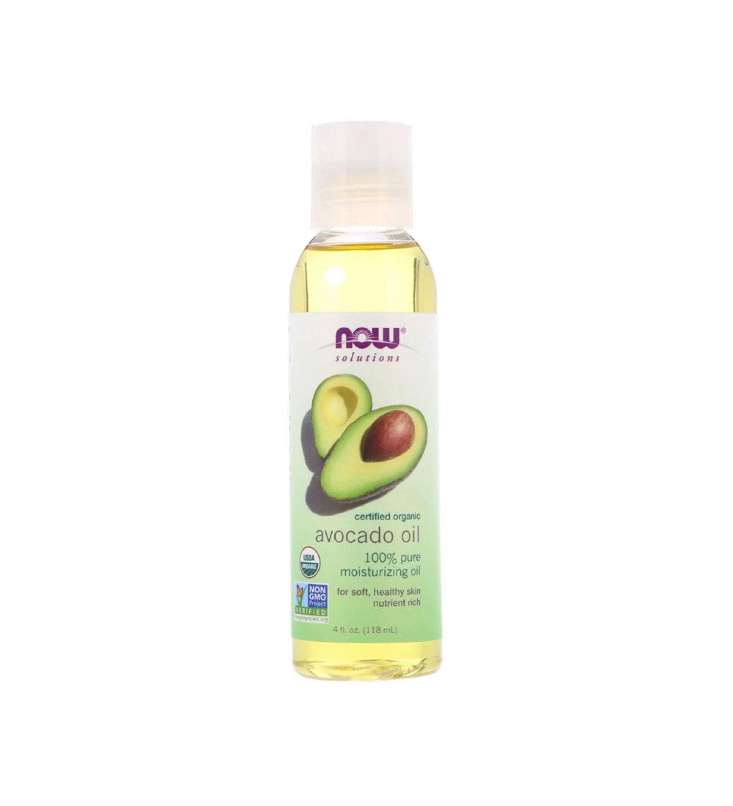 Now Foods Organic Avocado Oil 4 fl oz - Pure, Cold-Pressed & Nutrient-Rich - Buy Online on GoSupps.com