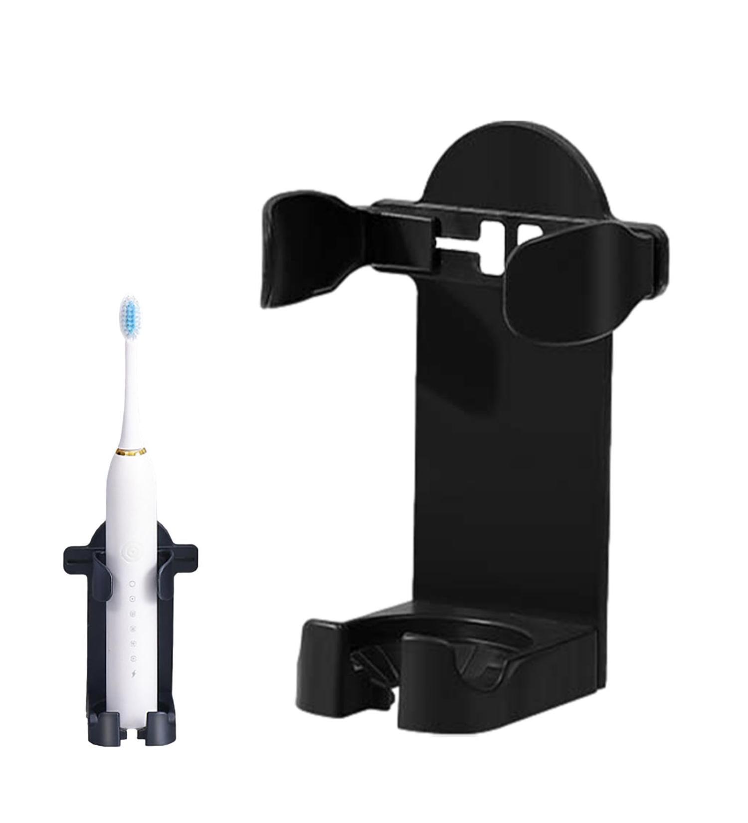 Virtcooy Razor Hanger for Shower - Electric Shaver & Toothbrush Wall Bracket - Stylish Black Bathroom Organizer - Buy Online on GoSupps.com