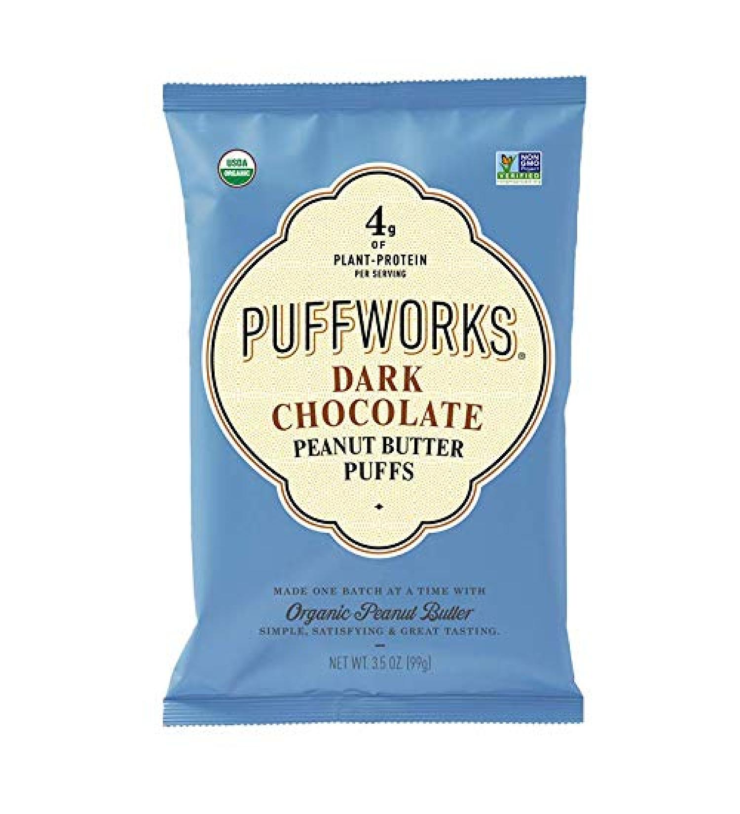Buy Puffworks Chocolate Organic Peanut Butter Puffs Ã¢â¬â Pack of 3 for Healthy Snacking - Buy Online on GoSupps.com