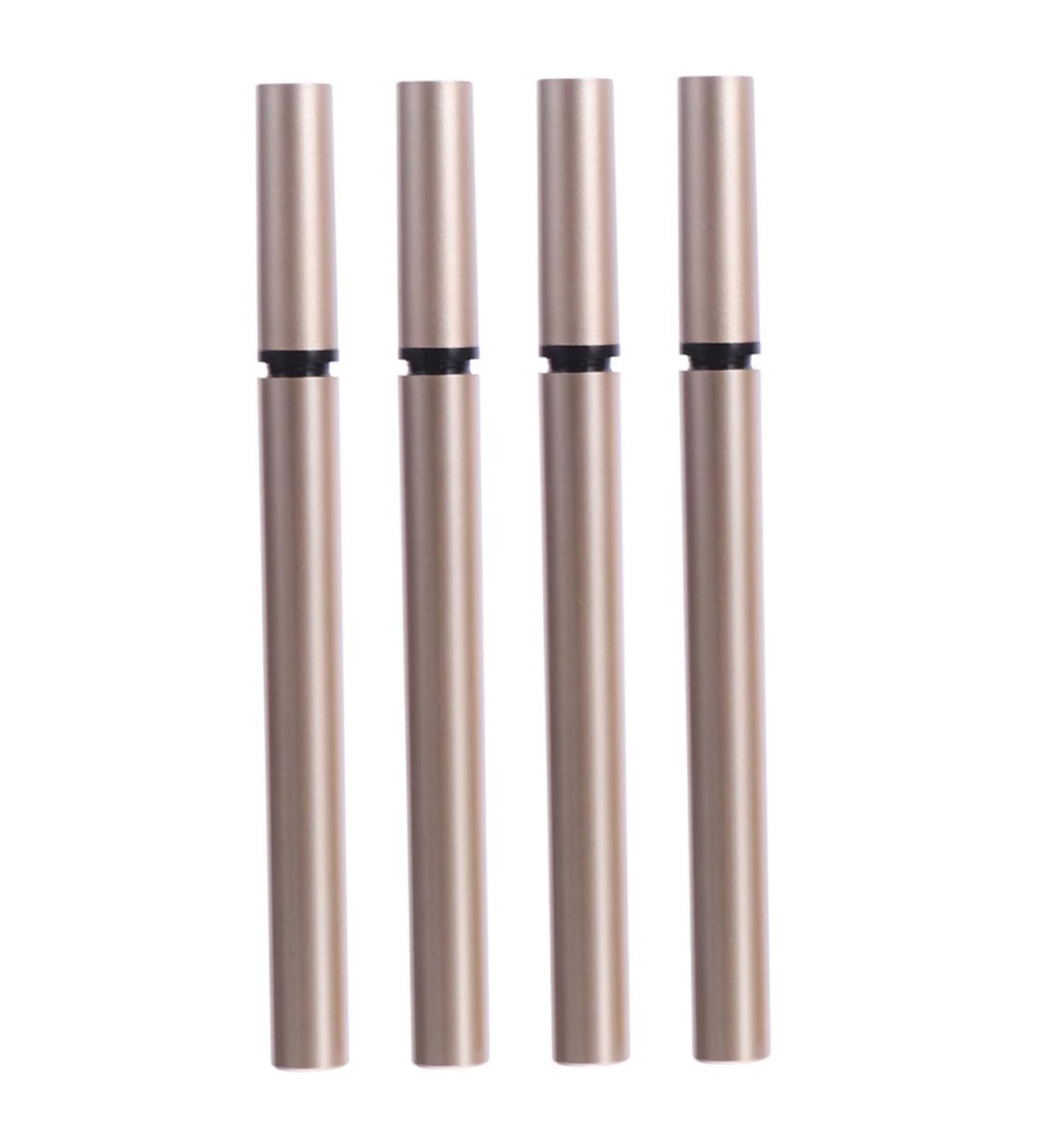 Mipcase 4pcs Eyeliner Empty Eyeliner Pencil Liquid Eyeliner Pen Makeup Tubes Fine Brush Straight Liquid - Buy Online on GoSupps.com