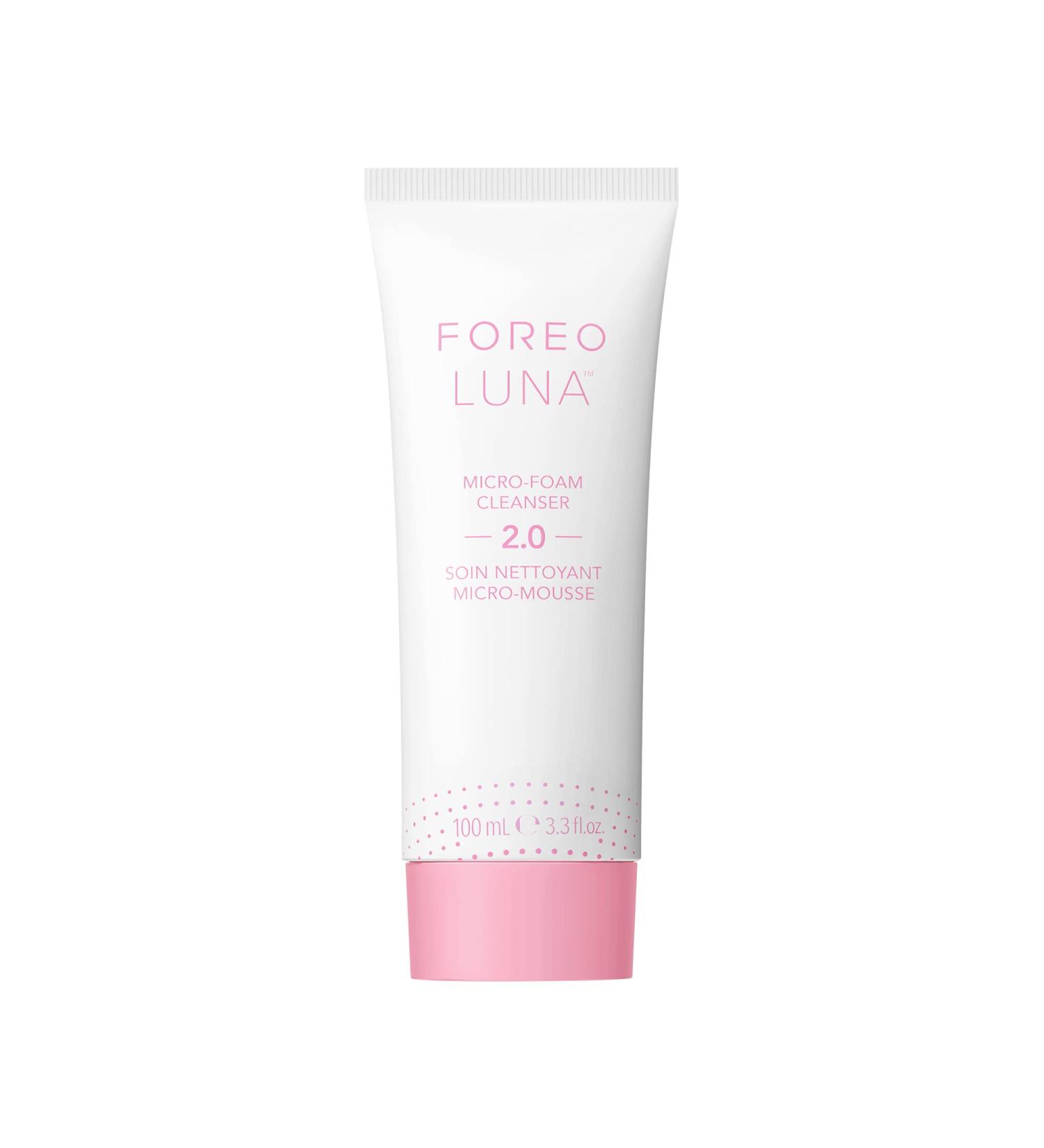 FOREO LUNA Micro-Foam Face Cleanser 2.0 | Travel Size Vegan Facial Wash | Pore Minimizer for All Skin Types | 0.67 fl. oz - Best Skin Care Solution - Buy Online on GoSupps.com