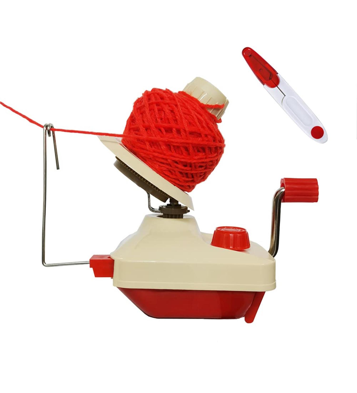 Knewmart Yarn Ball Winder with Swift Combo | Easy Installation for Yarn Storage + Scissors - 2 Pack - Buy Online on GoSupps.com