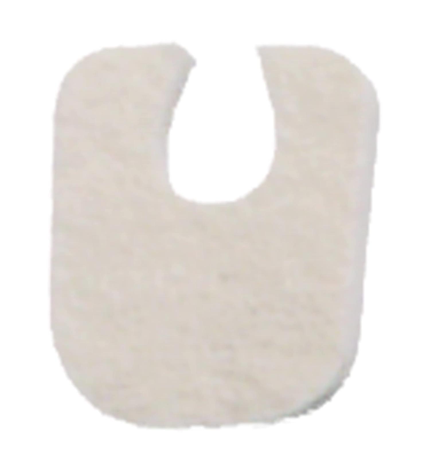 McKesson Protective Foot Pads - Felt Adhesive White - Size 105 1/8 in 100 Count Size 105 100 Count