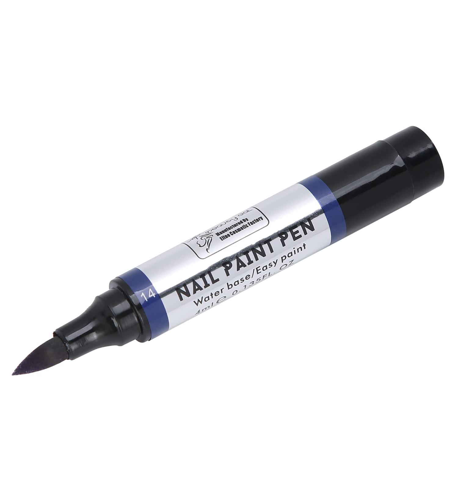 Nail Polish Pen Safe Nail Art Polish Pen Reliable for Manicurist for Nail Salons(14) - Buy Online on GoSupps.com