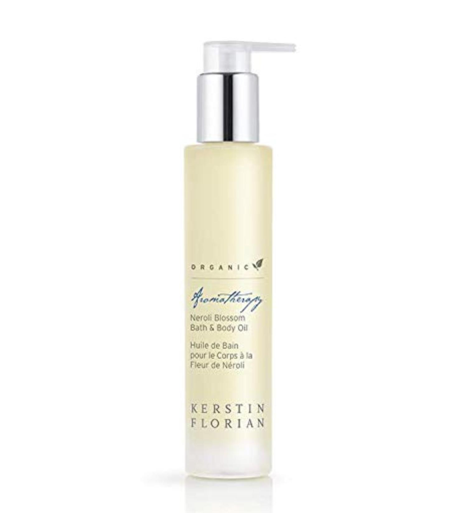 Kerstin Florian Organic Neroli Blossom Bath & Body Oil | Nutrient-Rich Moisturizer with Coconut & Jojoba Oil (3.4 fl oz) - International Shipping Available - Buy Online on GoSupps.com
