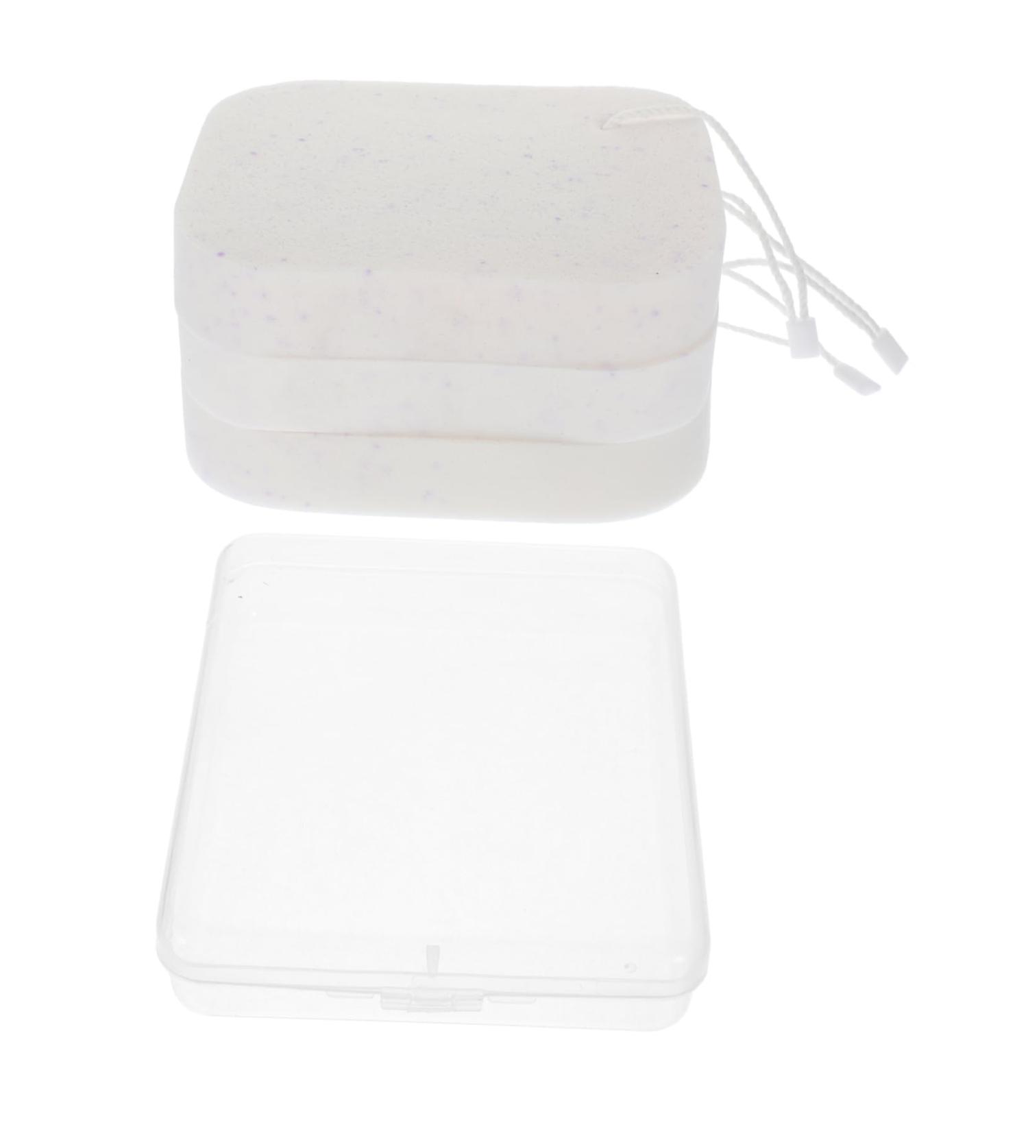 Portable Facial Face Scrubber Set - Exfoliating & Cleansing Sponges for Women & Girls | Makeup Sponge for Effective Face Washing - Buy Online on GoSupps.com