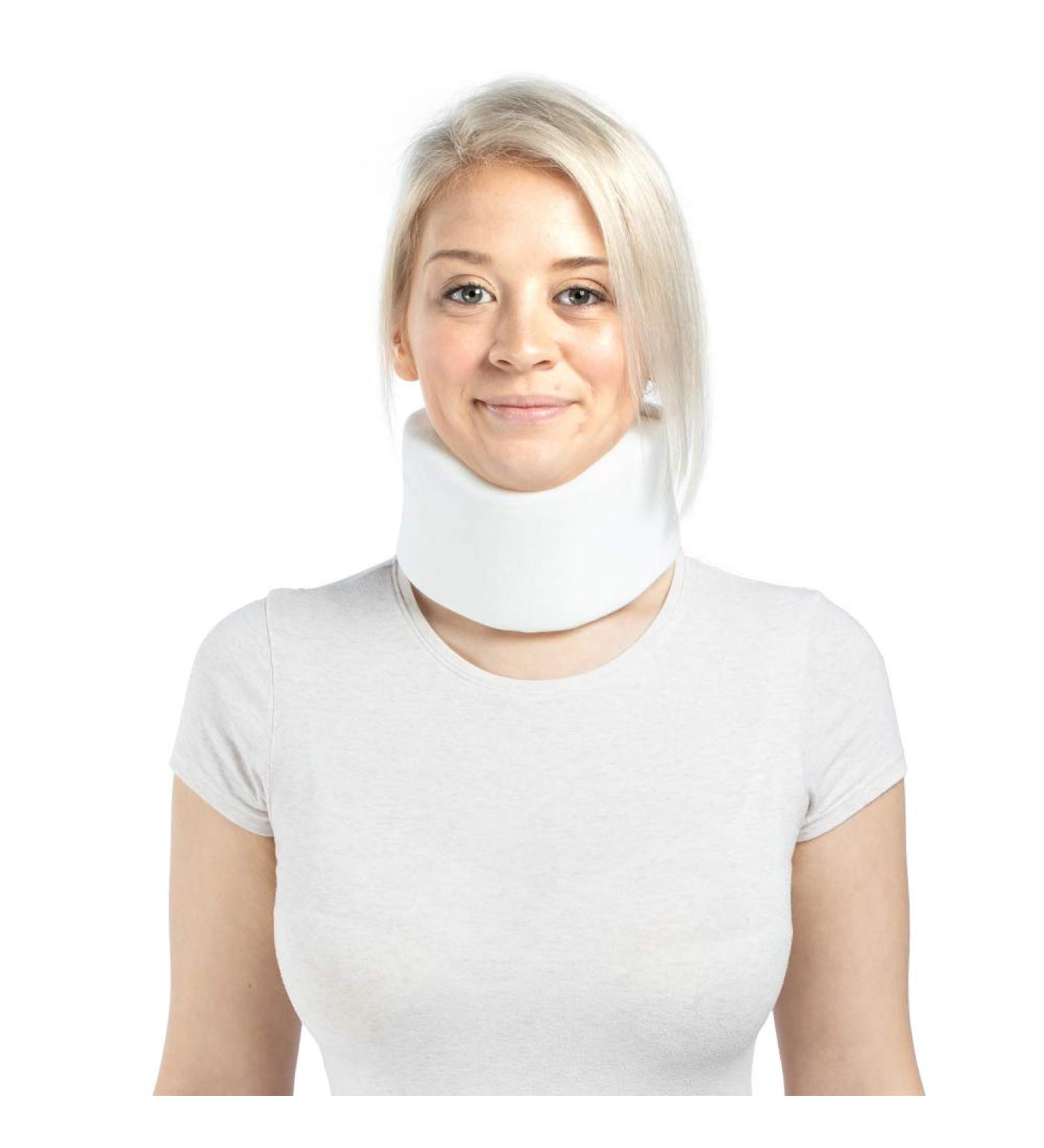 Soft Foam Cervical Collar - Adjustable Neck Support Brace for Pain Relief | Ideal for Sleep | Small Size - Buy Online on GoSupps.com