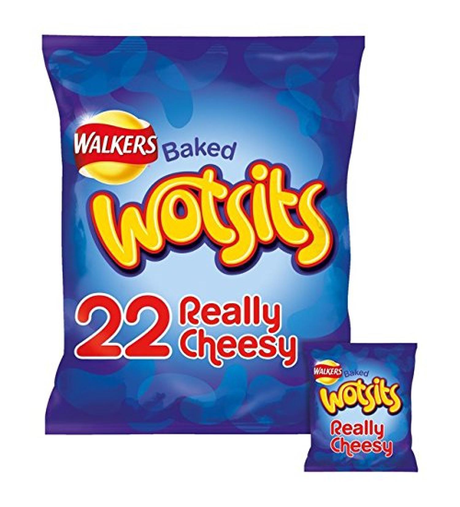 Walkers Walkers Wotsits Cheese Set of 2 packs of 24 snacks 24 x 16 g