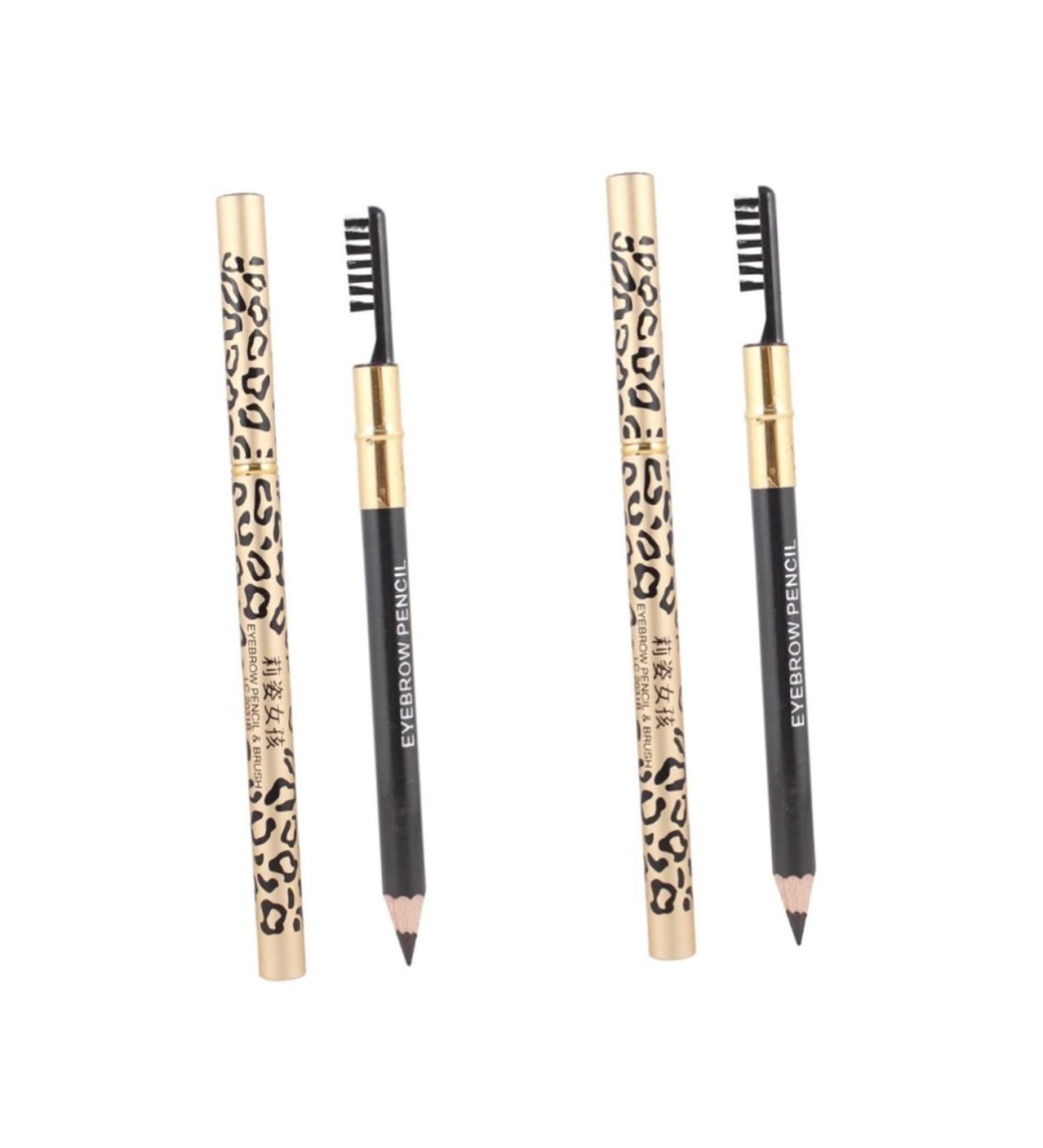 FRCOLOR 4Pcs Highlighter Makeup Pencil Dark Brown Eyebrow Pencil Eyebrow Pencil Brow Makeup Lasting Eyebrow Pencils Eyeliner Pencil For Women Cosmetic - Buy Online on GoSupps.com