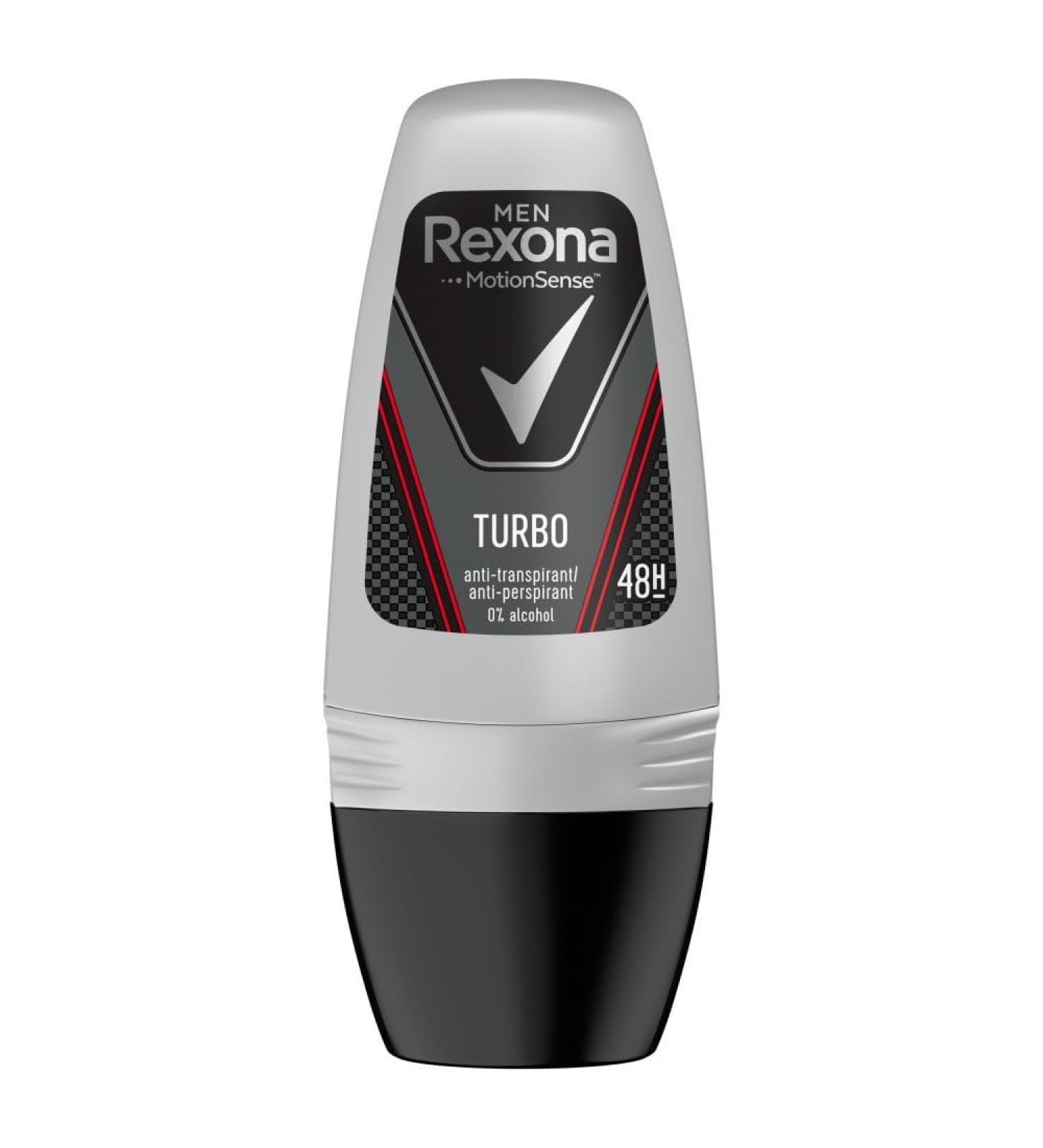 REXONA Men Motion Sense “Turbo” Roll-on Deodorant Pack of 6 – 50 ml