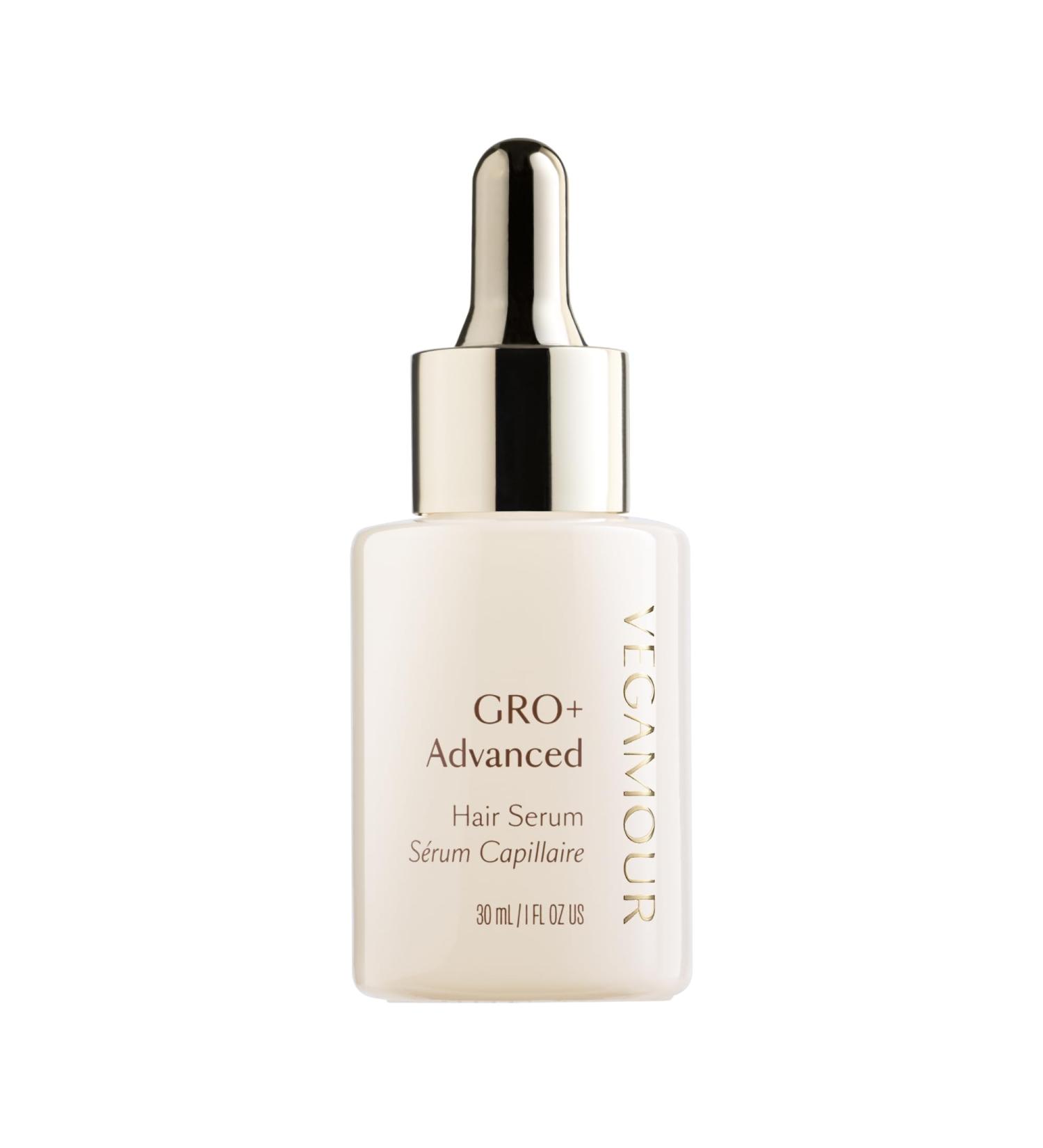 VEGAMOUR GRO+ Advanced Hair Serum - Boost Hair Density Reduce Shedding Vegan & Cruelty-Free 30 Day Supply for Thinning Hair - Buy Online on GoSupps.com